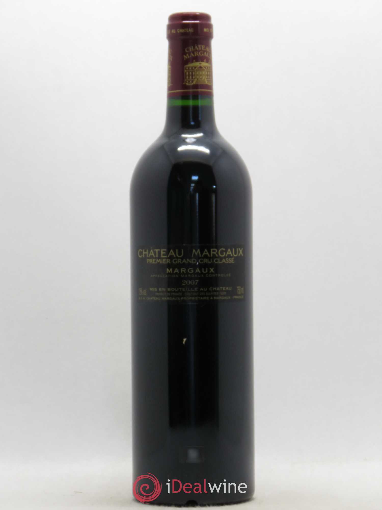 Château Margaux 1er Grand Cru Classé 2007 - Lot de 1 bouteille - 1