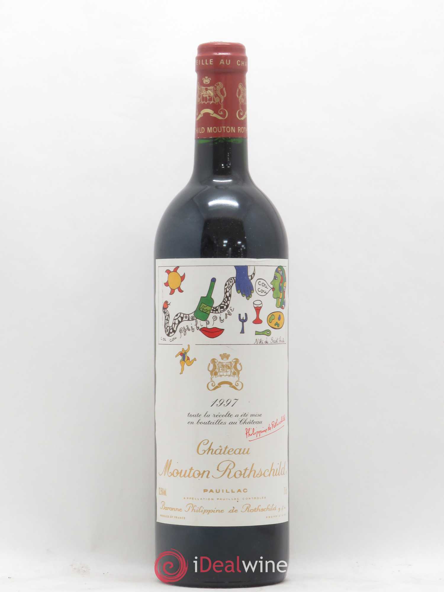 Château Mouton Rothschild 1er Grand Cru Classé 1997 - Lot de 1 bouteille - 0