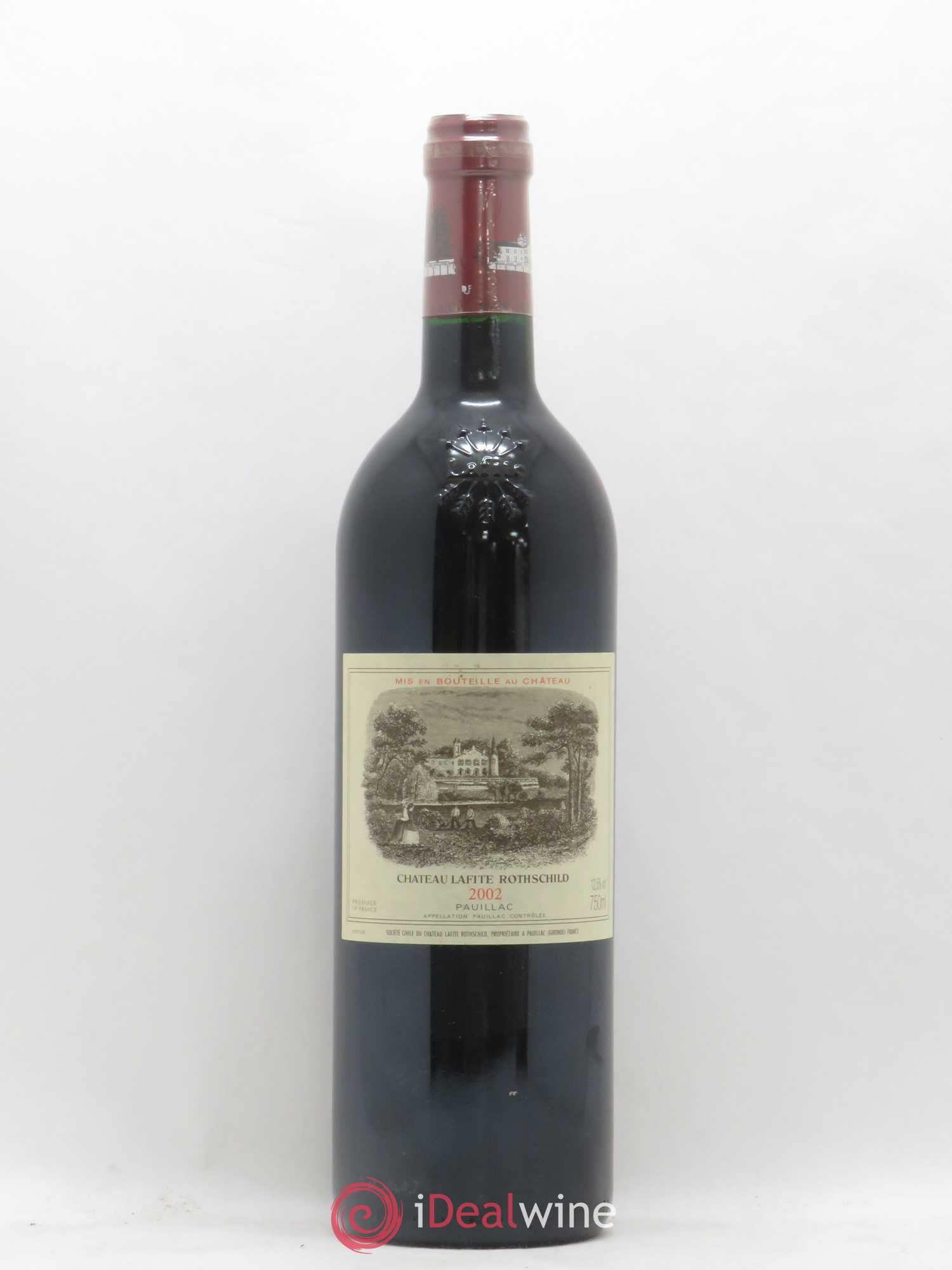Château Lafite Rothschild 1er Grand Cru Classé 2002 - Lot de 1 bouteille - 0