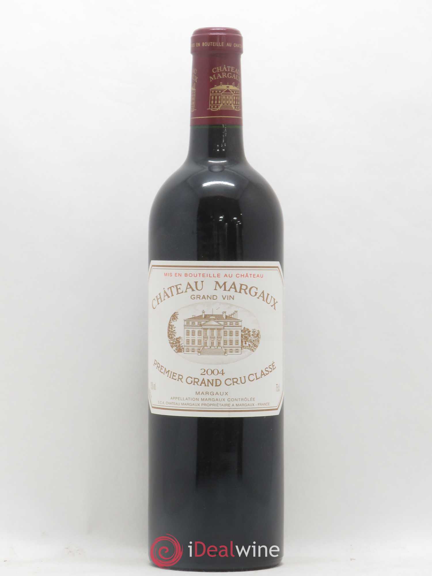 Château Margaux 1er Grand Cru Classé 2004 - Lot de 1 bouteille - 0
