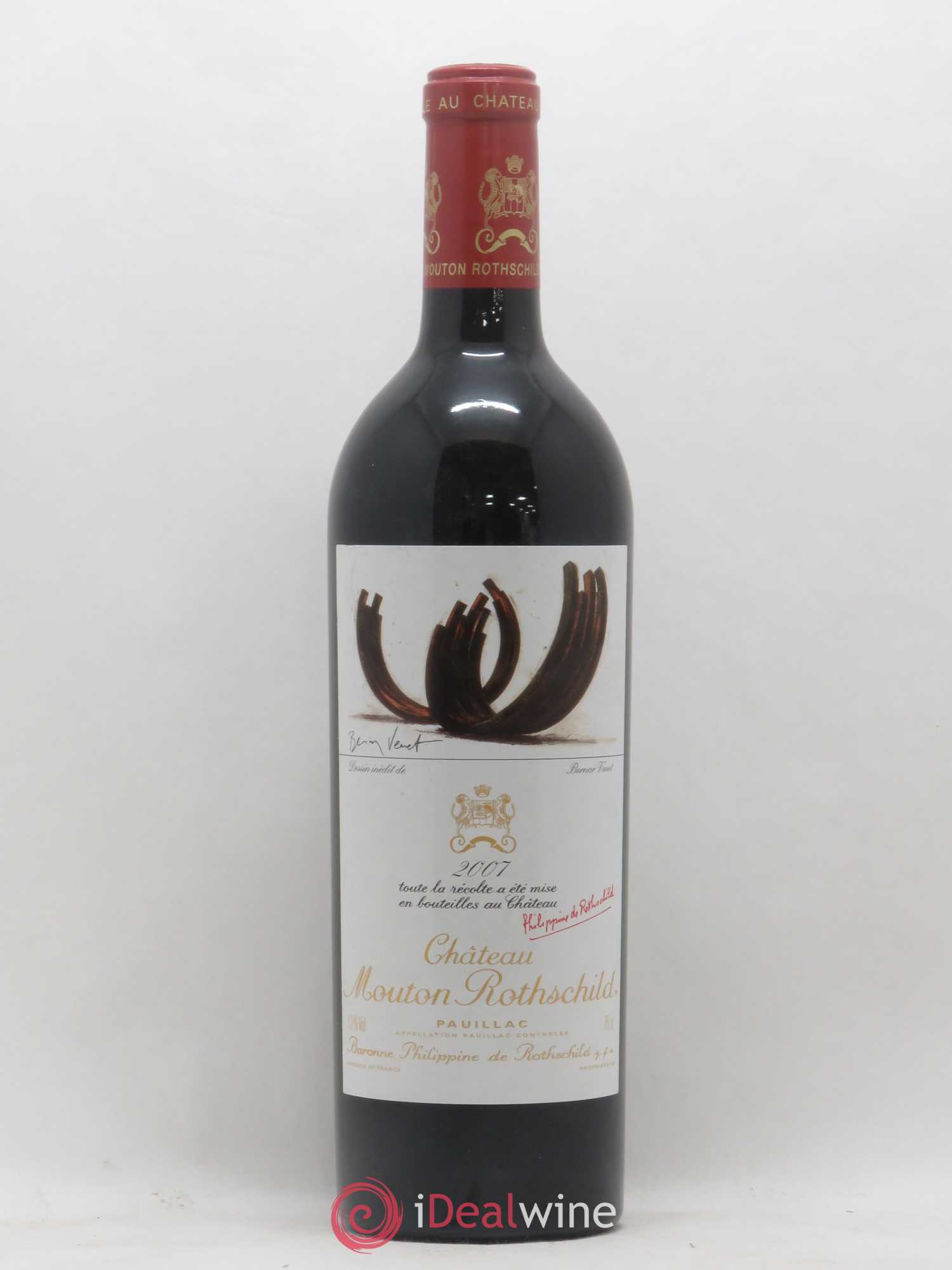 Château Mouton Rothschild 1er Grand Cru Classé 2007 - Lot de 1 bouteille - 0