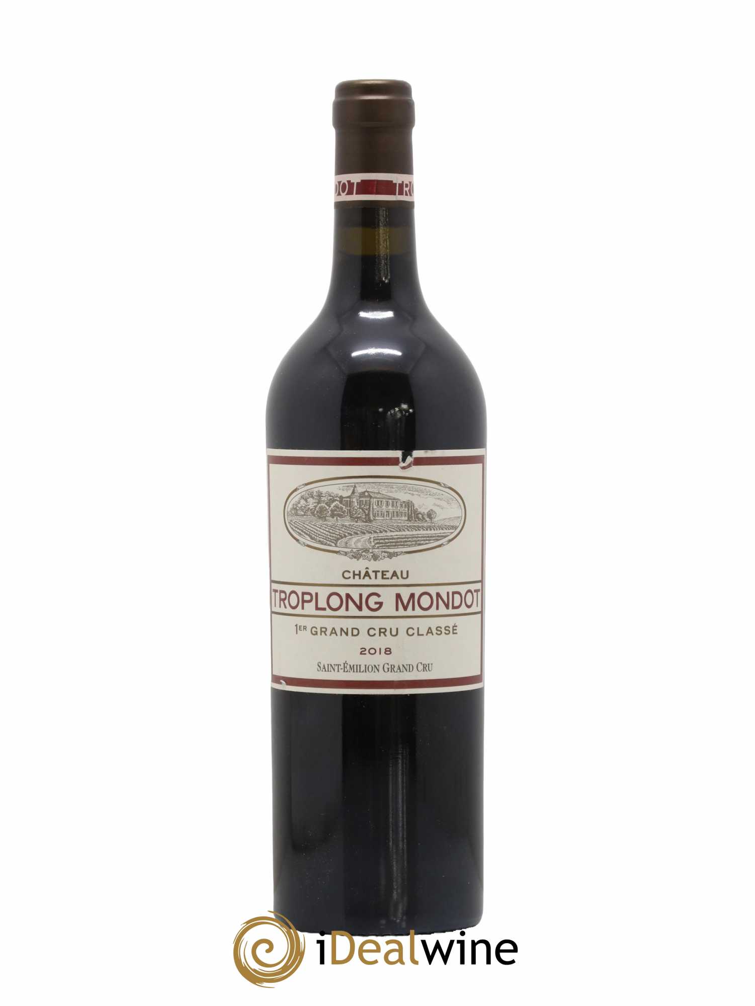 Château Troplong Mondot 1er Grand Cru Classé B 2018 - Lot de 1 bouteille - 0
