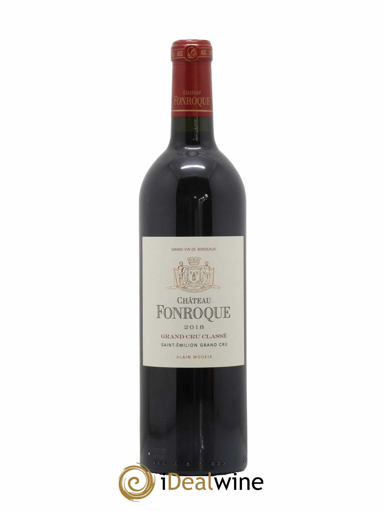Château Fonroque Grand Cru Classé 2018 - Lot de 1 bouteille - 0