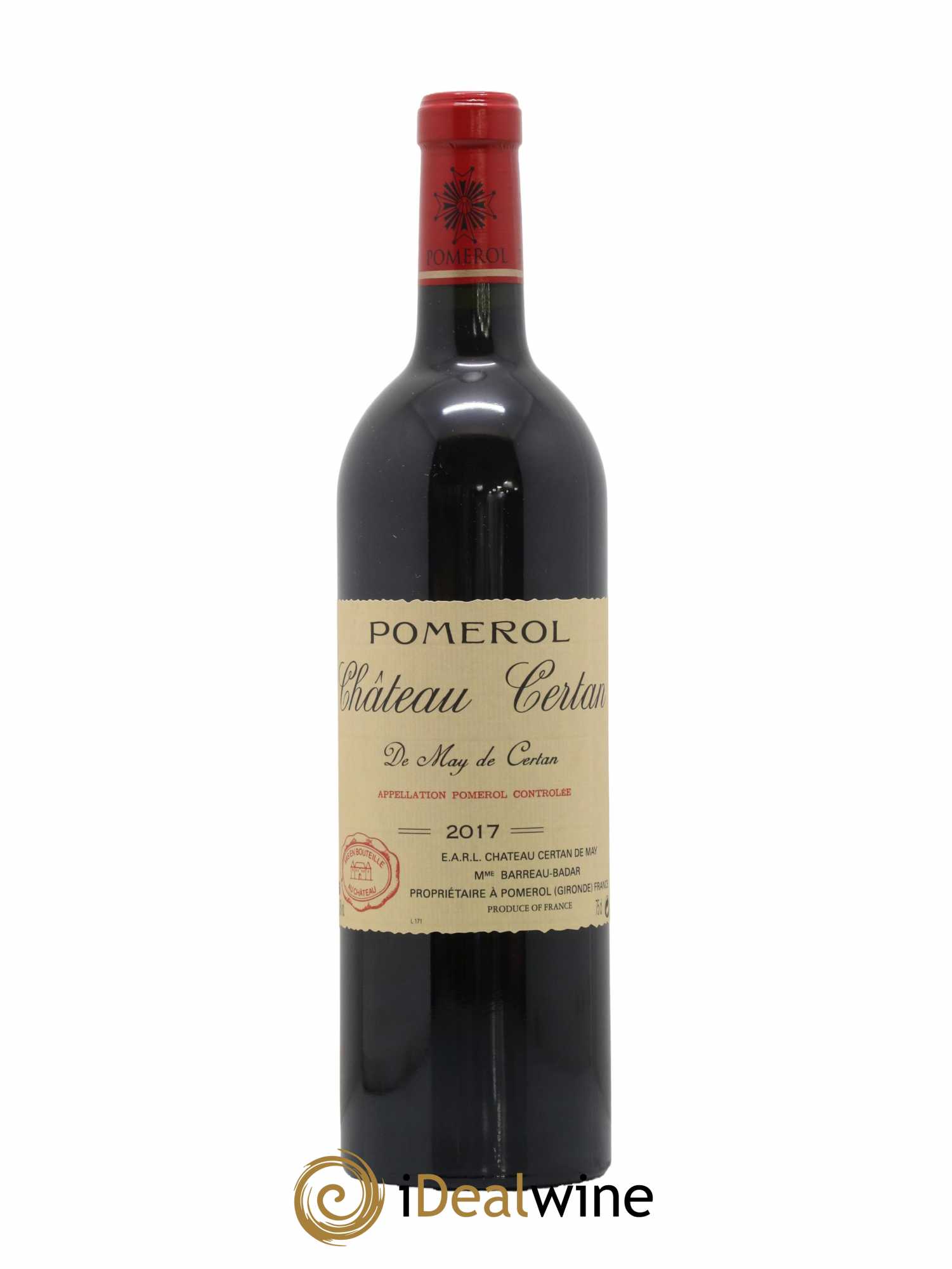 Château Certan de May 2017 - Lot de 1 bouteille - 0