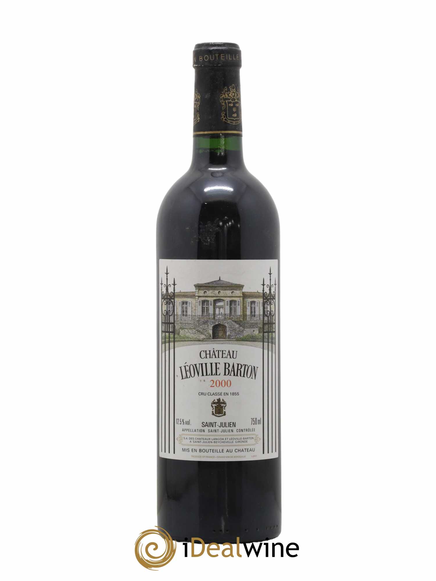 Château Léoville Barton 2ème Grand Cru Classé 2000 - Lot de 1 bouteille - 0