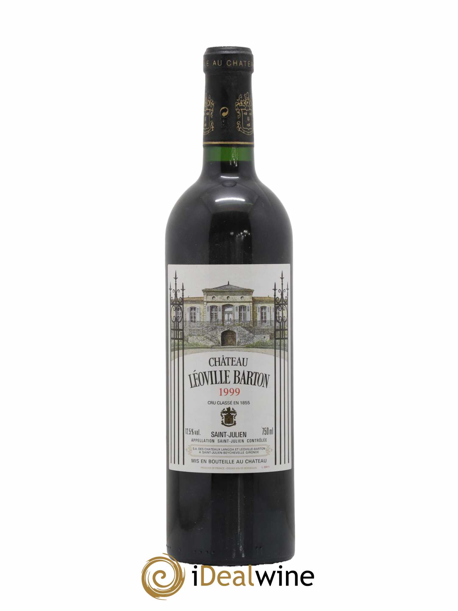 Château Léoville Barton 2ème Grand Cru Classé 1999 - Lot de 1 bouteille - 0