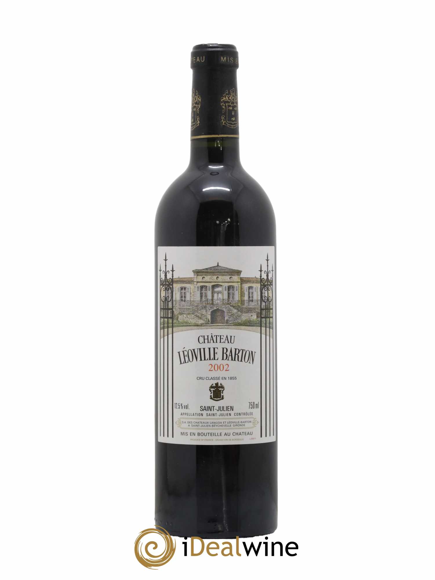Château Léoville Barton 2ème Grand Cru Classé 2002 - Lot de 1 bouteille - 0