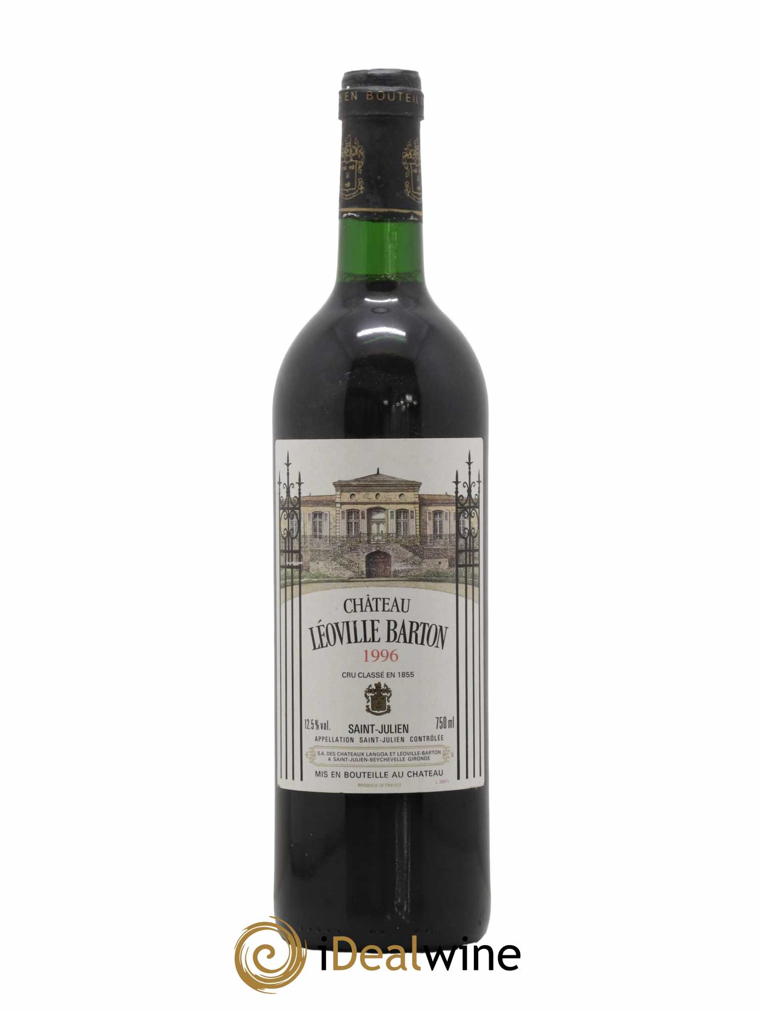 Château Léoville Barton 2ème Grand Cru Classé 1996 - Lot de 1 bouteille - 0