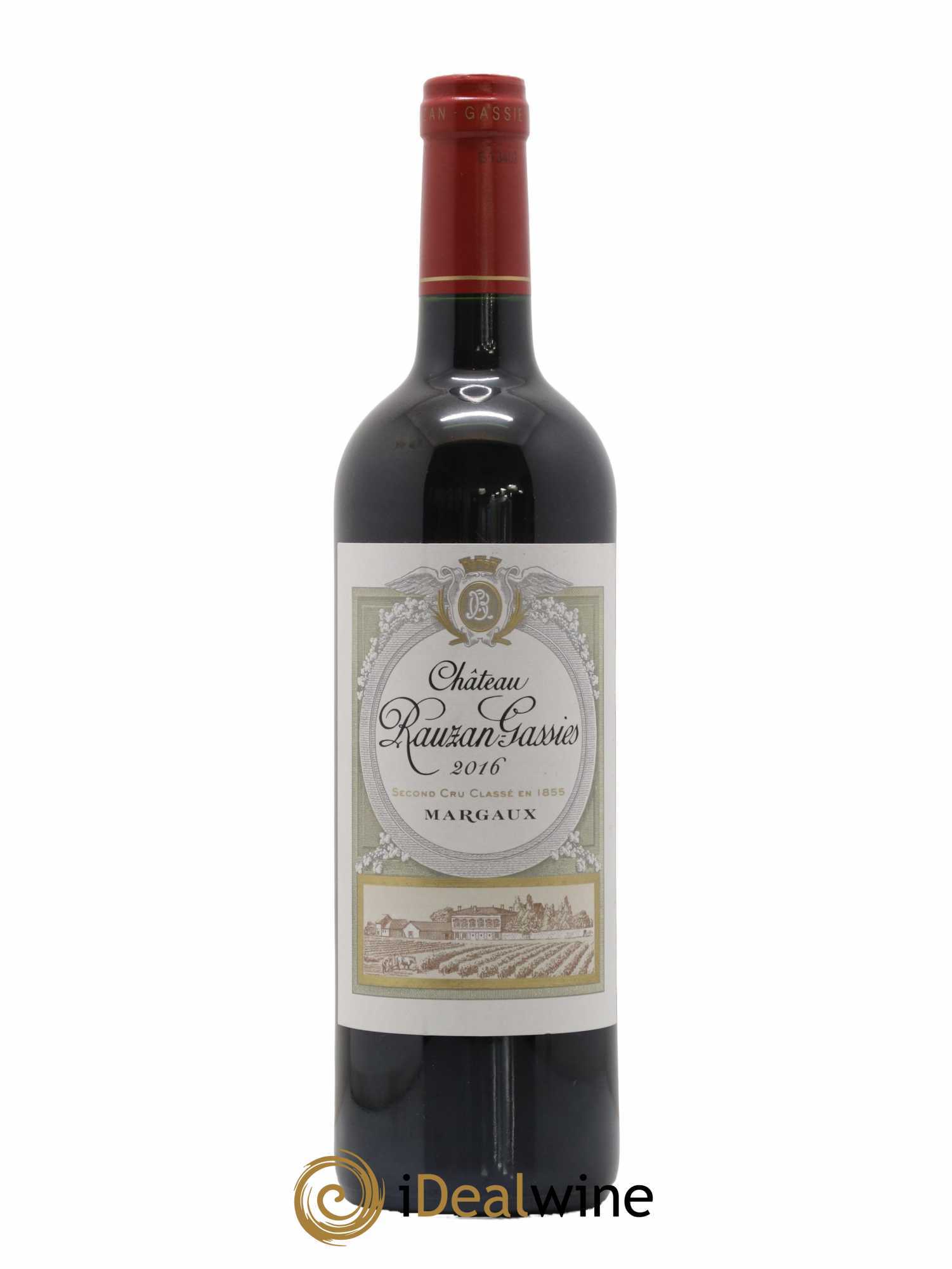 Château Rauzan-Gassies 2ème Grand Cru Classé 2016 - Lot de 1 bouteille - 0