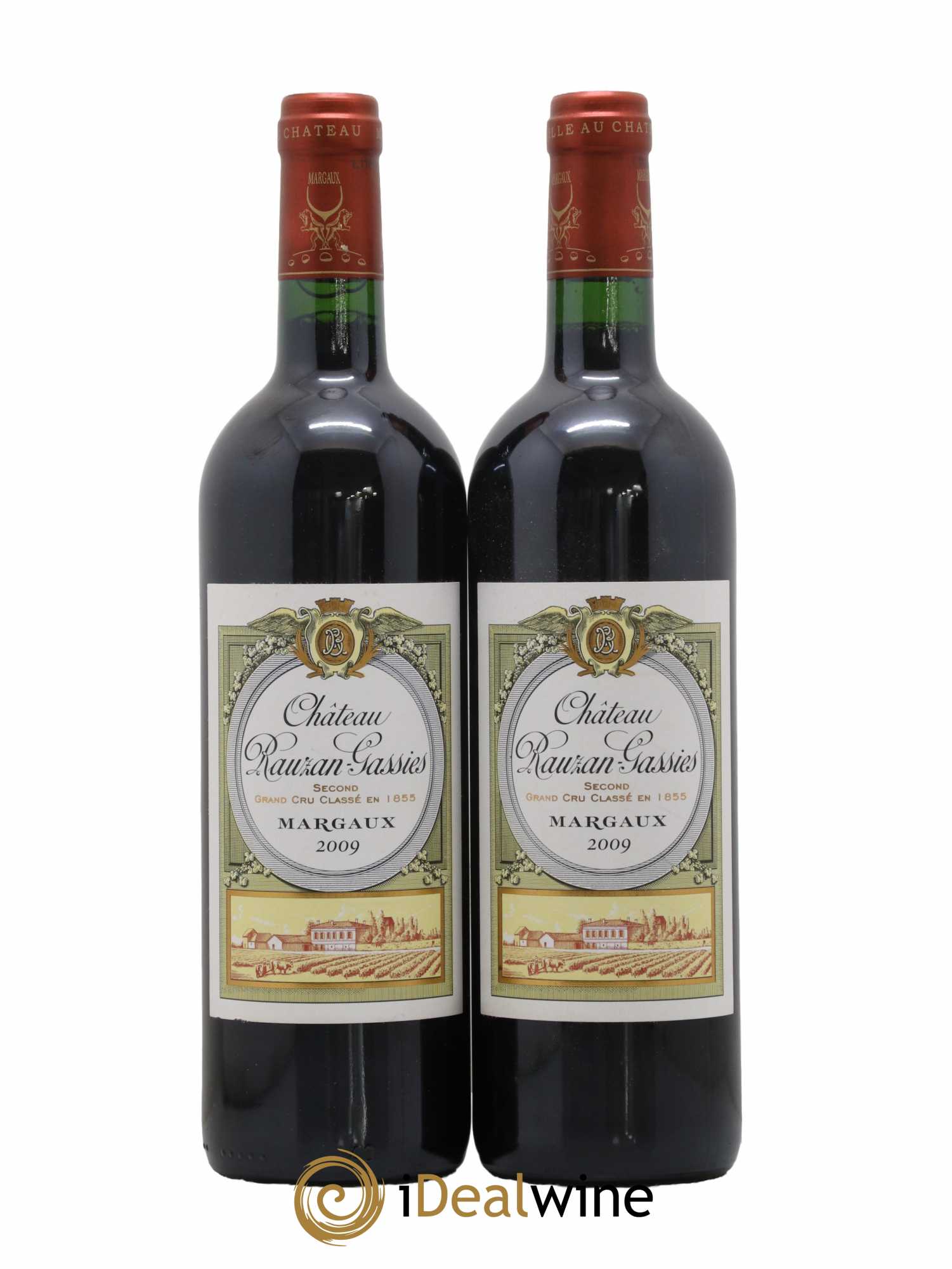 Château Rauzan-Gassies 2ème Grand Cru Classé 2009 - Lot de 2 bouteilles - 0
