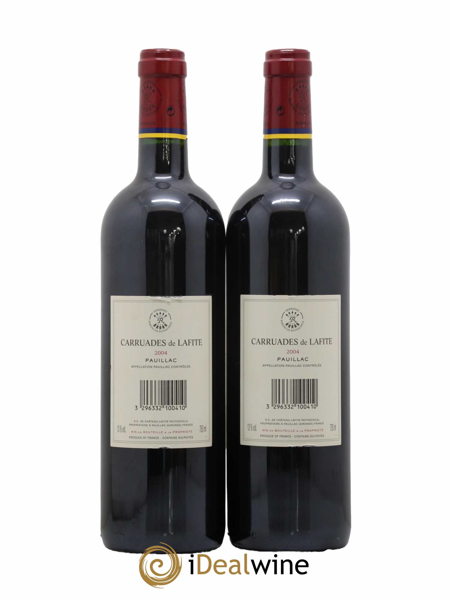 Carruades de Lafite Rothschild Second Vin 2004 - Lot de 2 bouteilles - 1