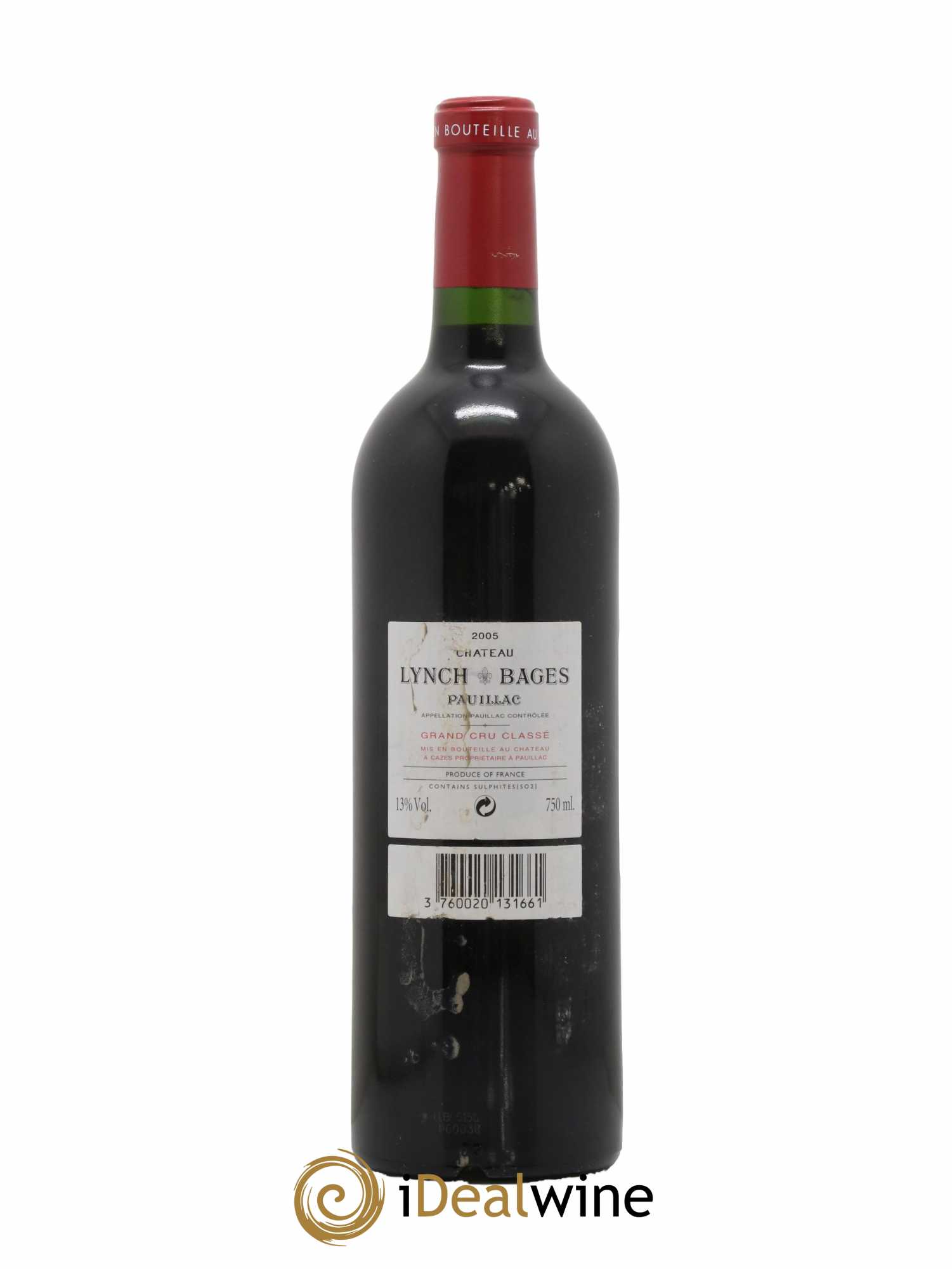 Château Lynch Bages 5ème Grand Cru Classé 2005 - Lot de 1 bouteille - 1