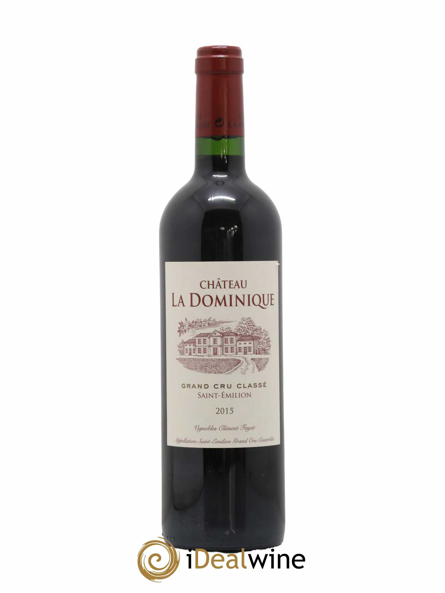 Château la Dominique Grand Cru Classé 2015 - Lot de 1 bouteille - 0