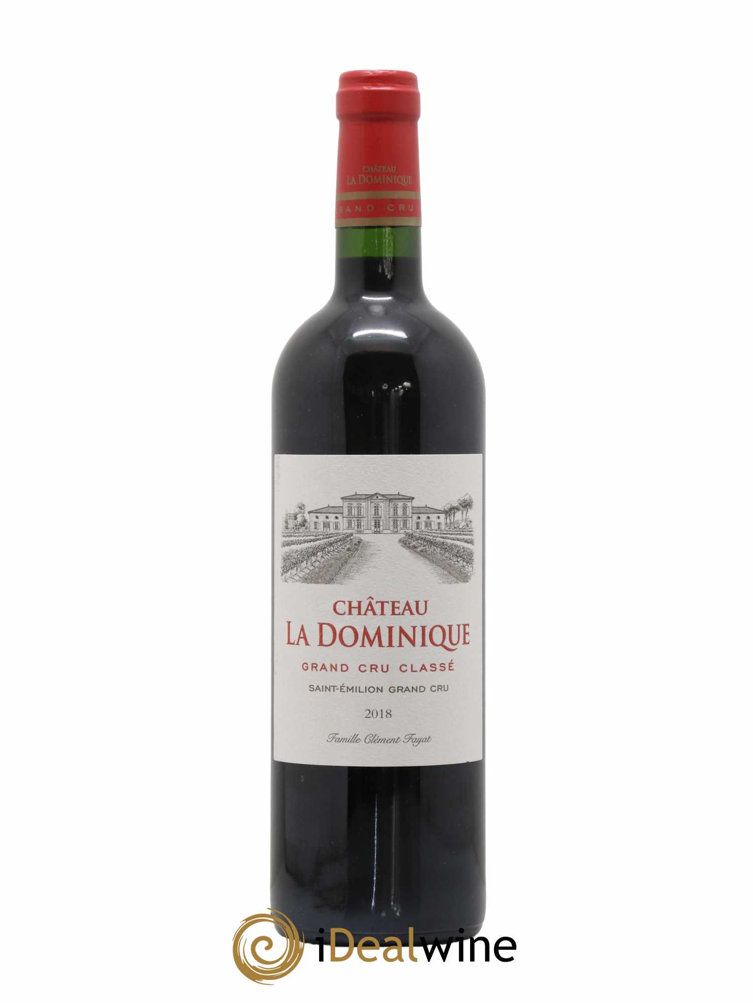 Château la Dominique Grand Cru Classé 2018 - Lot de 1 bouteille - 0