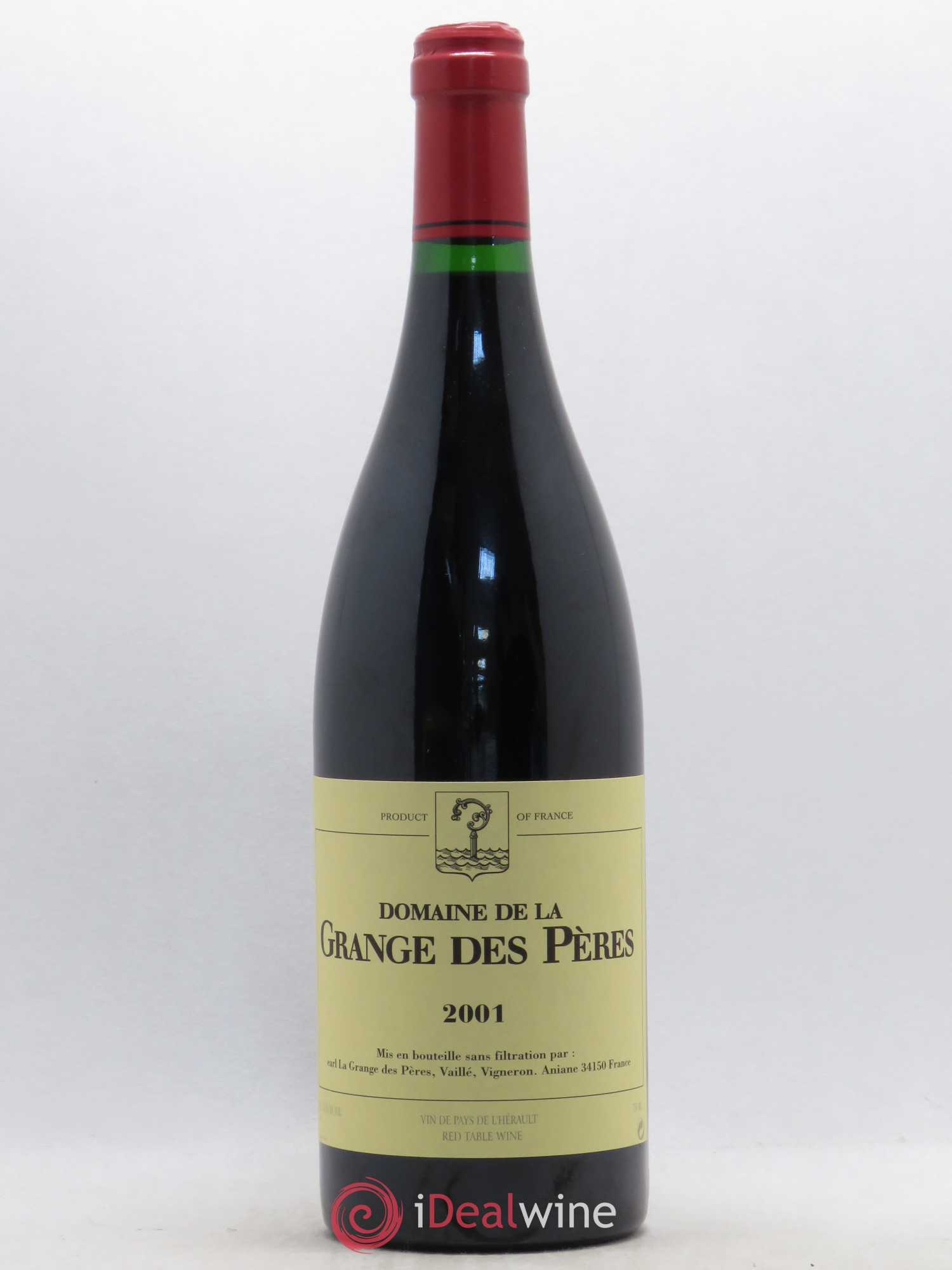 Pays d'Hérault Grange des Pères Laurent Vaillé 2001 - Lot de 1 bouteille - 0