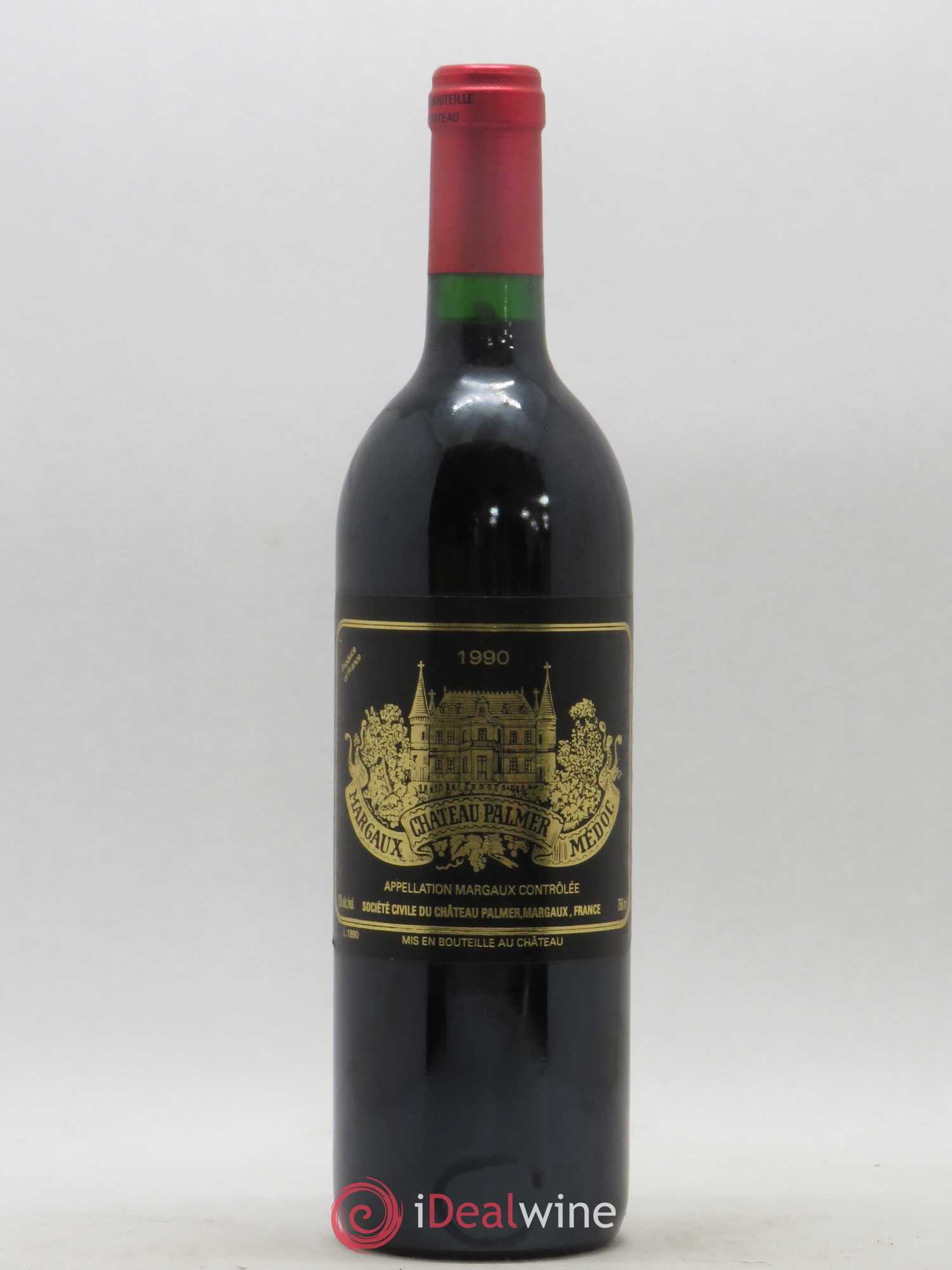 Château Palmer 3ème Grand Cru Classé 1990 - Lot de 1 bouteille - 0