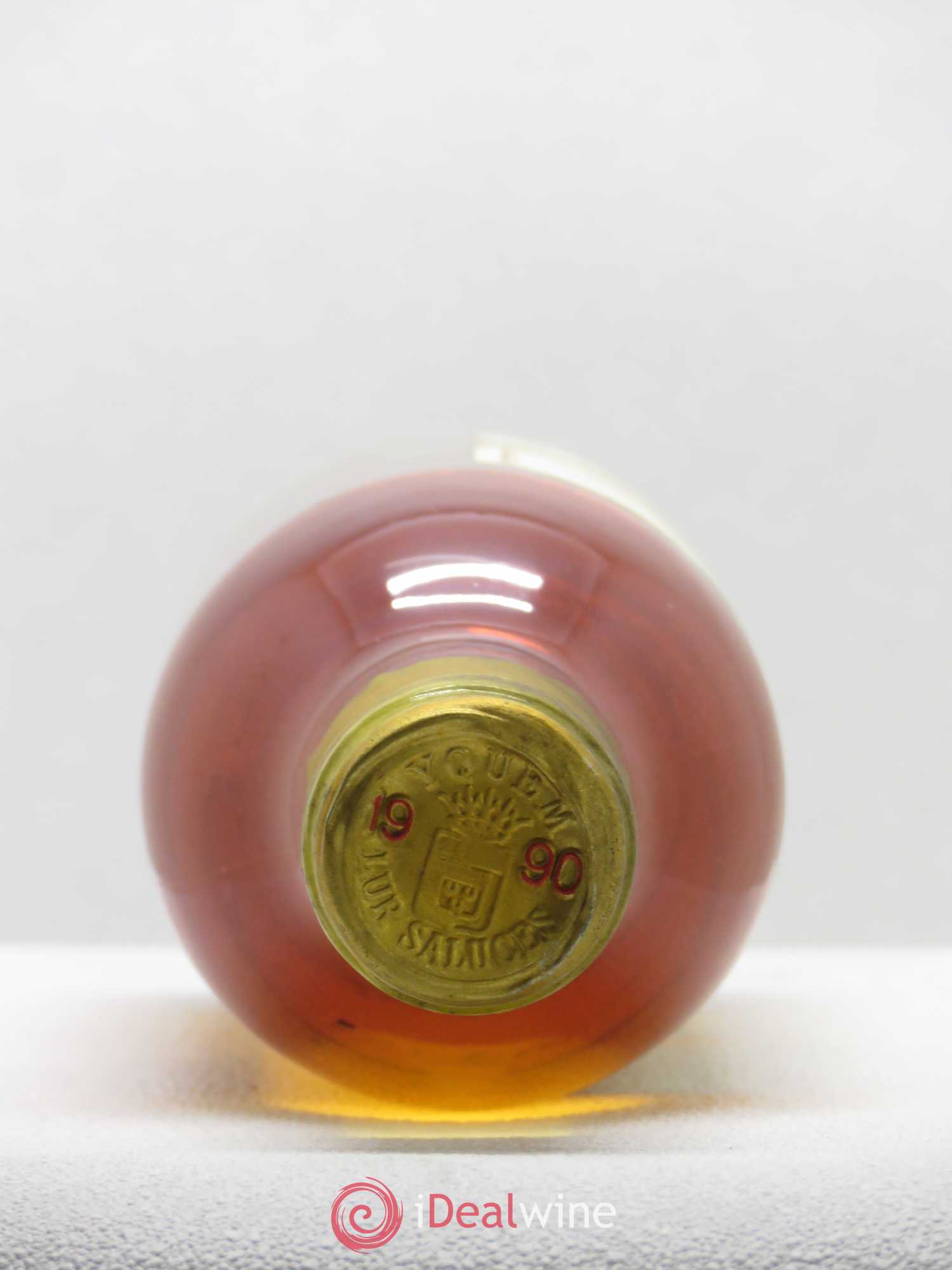 Château d' Yquem 1er Cru Classé Supérieur 1990 - Posten von 3 Demi-Flaschen - 1
