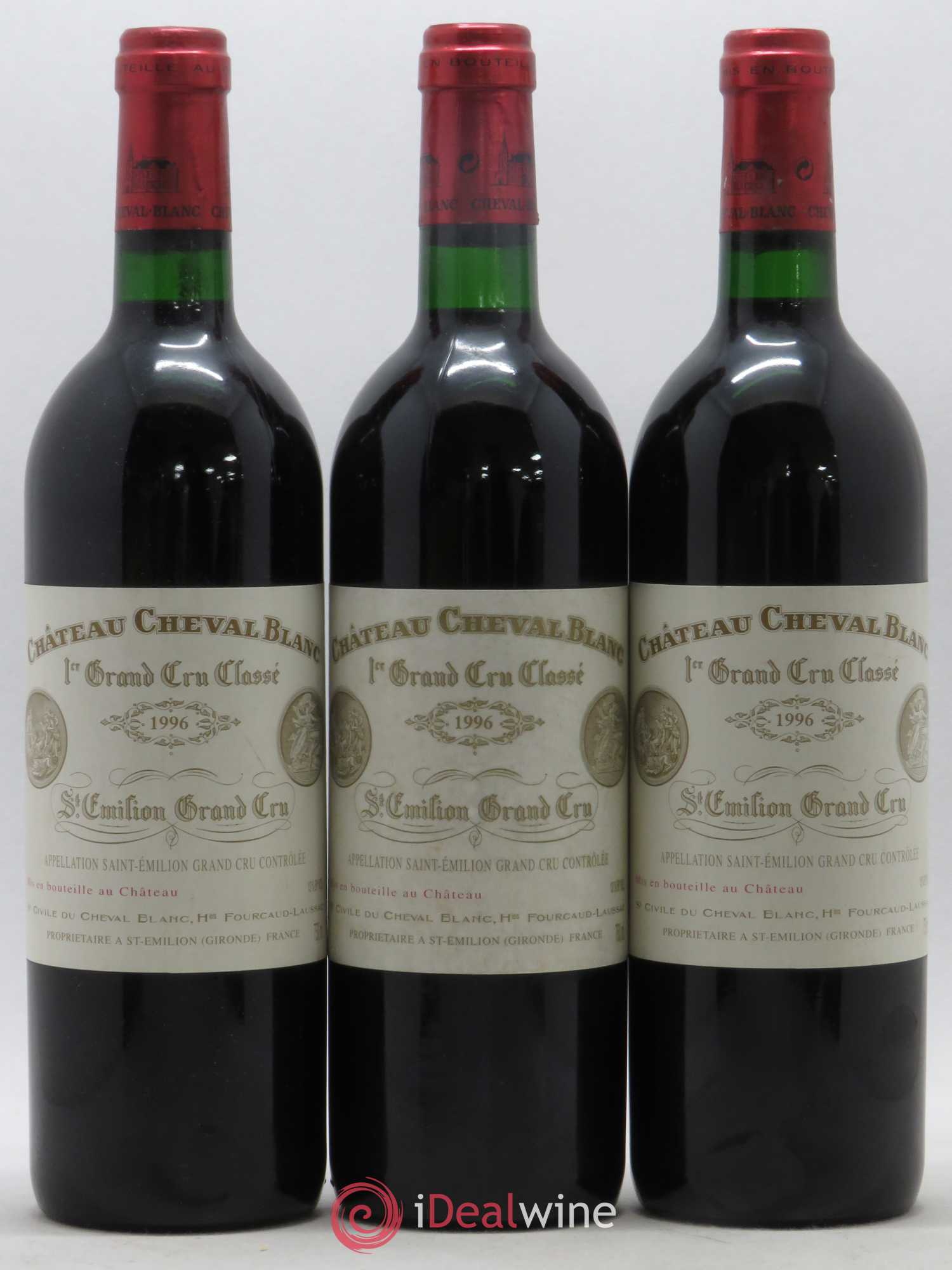 Château Cheval Blanc 1er Grand Cru Classé A 1996 - Lot de 6 bouteilles - 2