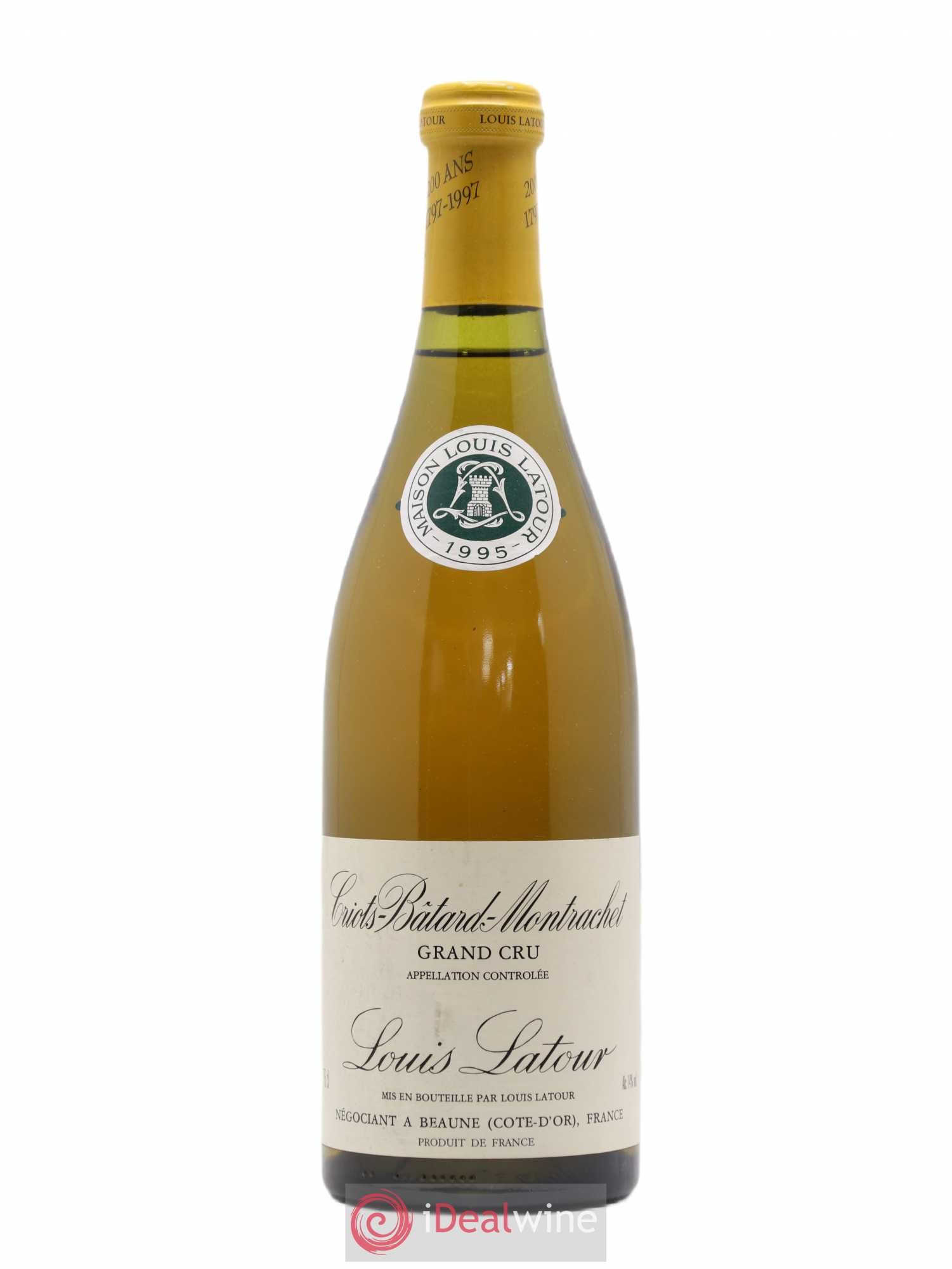 Criots-Bâtard-Montrachet Grand Cru Louis Latour 1995 - Lot de 1 bouteille - 0