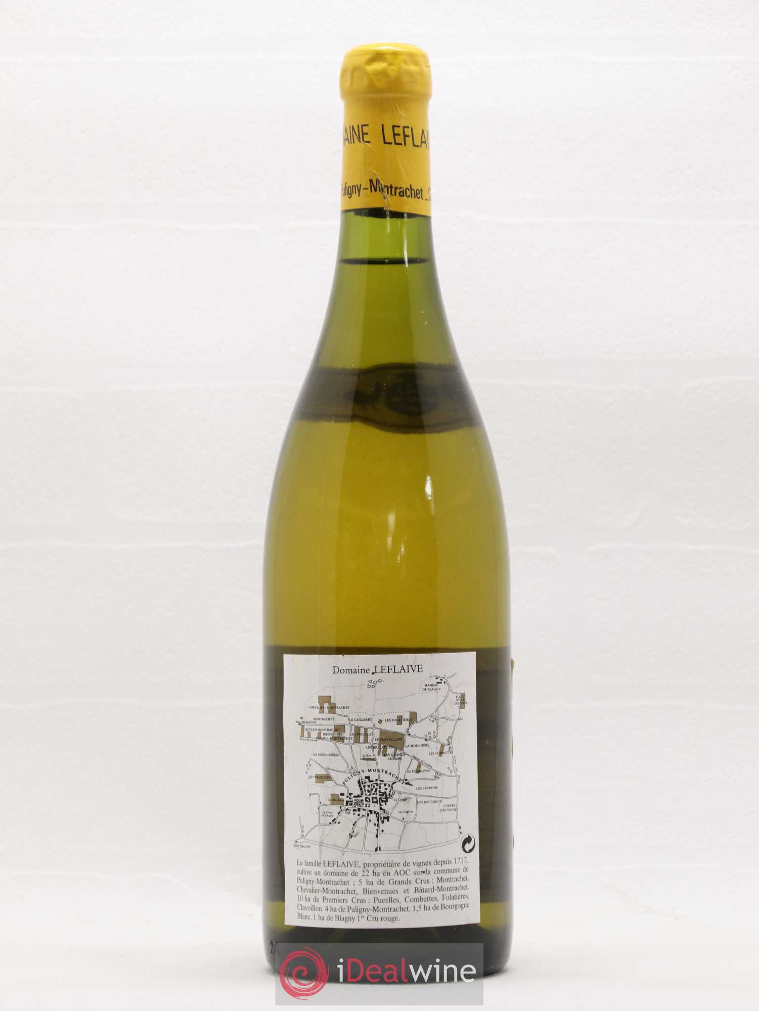 Puligny-Montrachet 1er Cru Clavoillon Leflaive (Domaine) 1996 - Lot de 1 bouteille - 1
