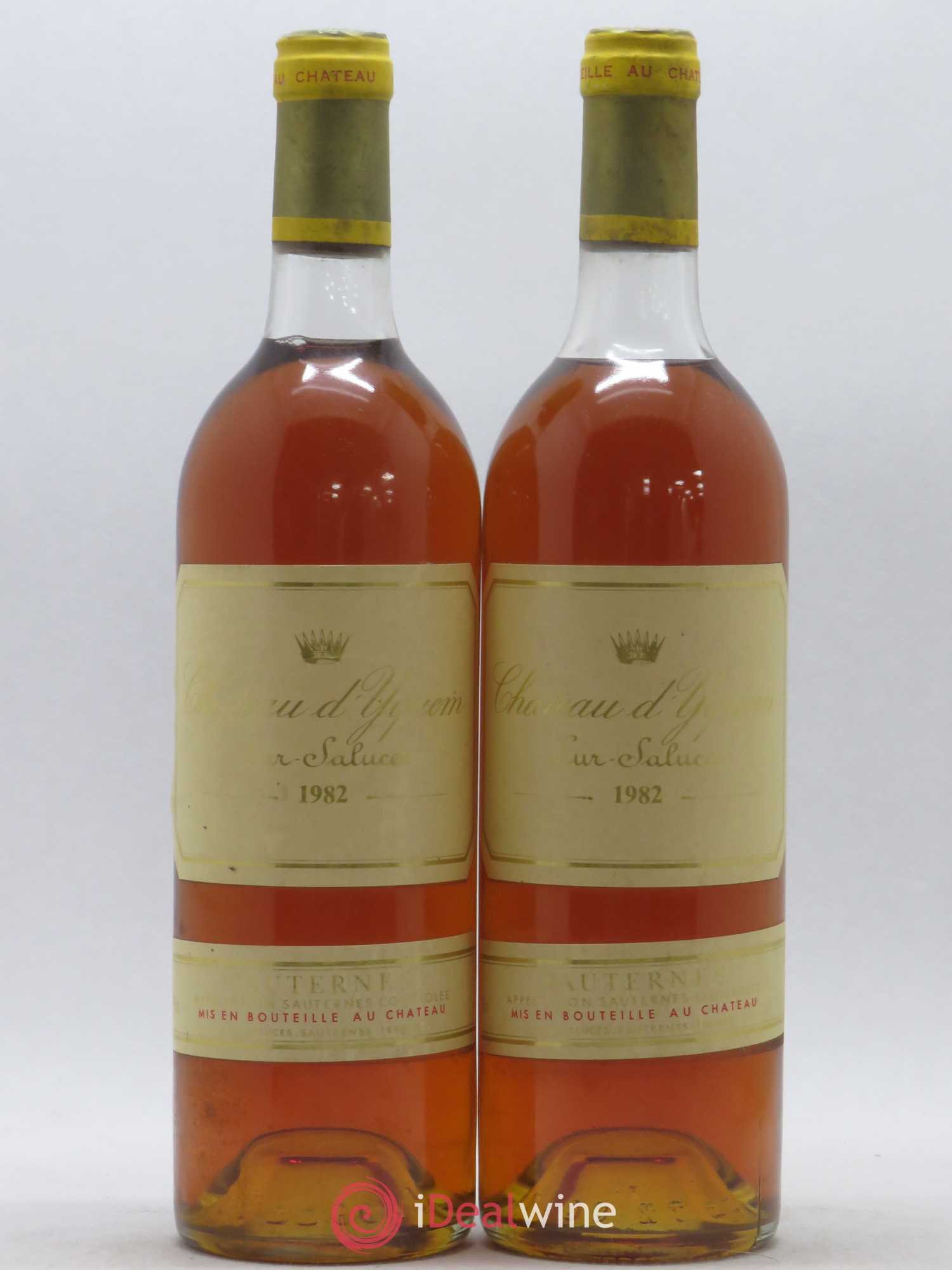 Château d' Yquem 1er Cru Classé Supérieur 1982 - Lotto di 2 bottiglie - 0