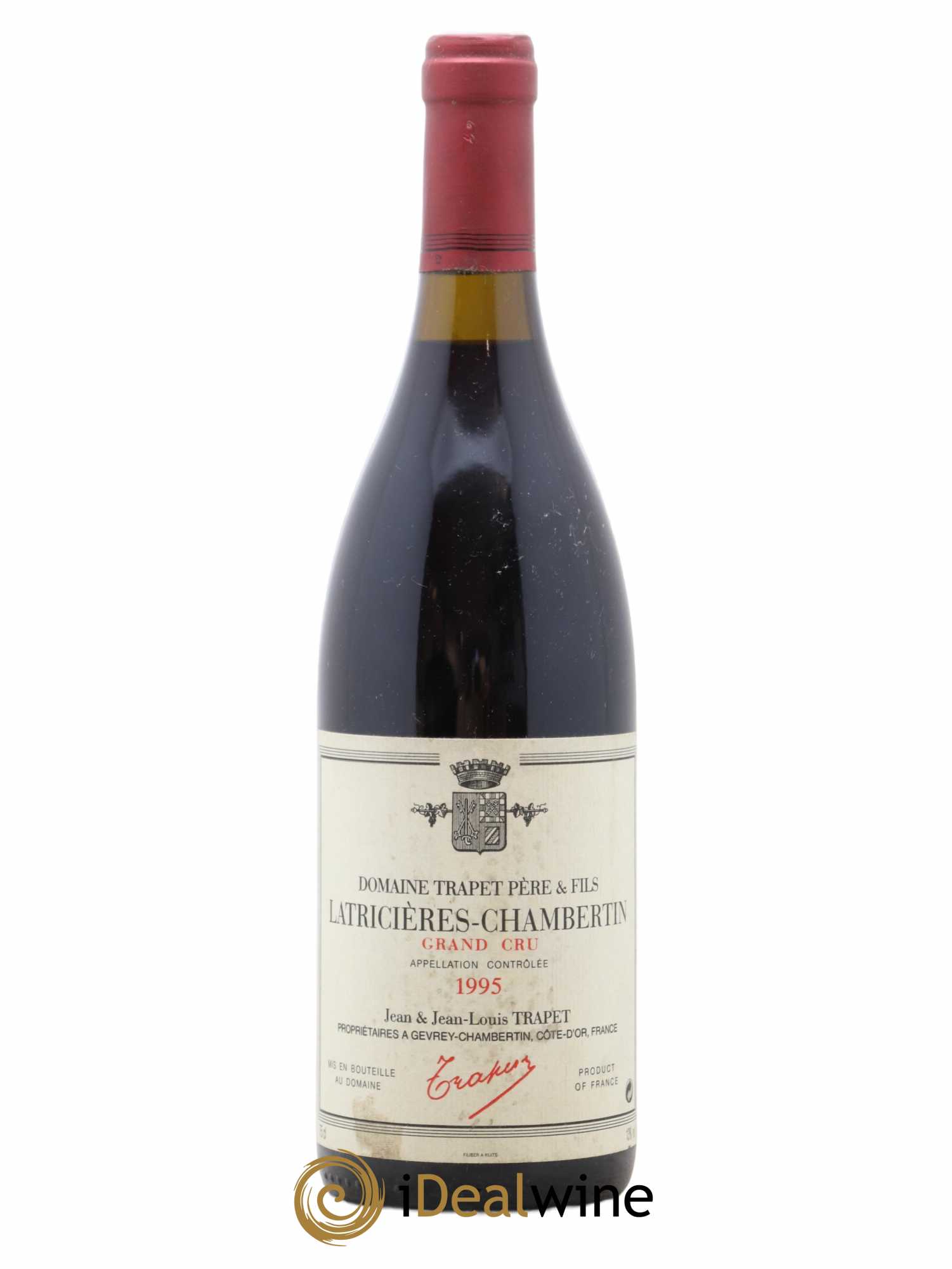 Latricières-Chambertin Grand Cru Domaine Trapet 1995 - Lot de 1 bouteille - 0