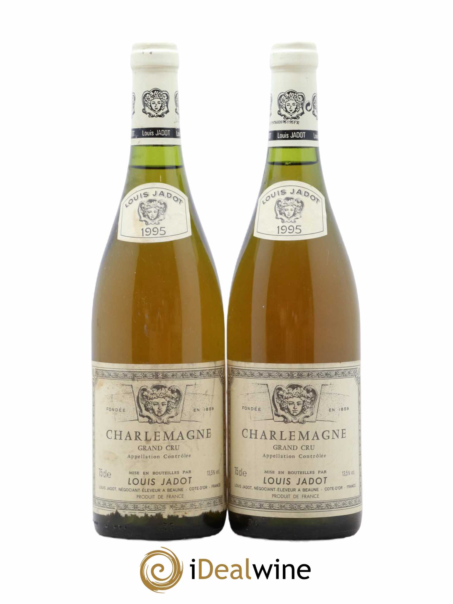 Corton-Charlemagne Grand Cru Maison Louis Jadot 1995 - Lot de 2 bouteilles - 0