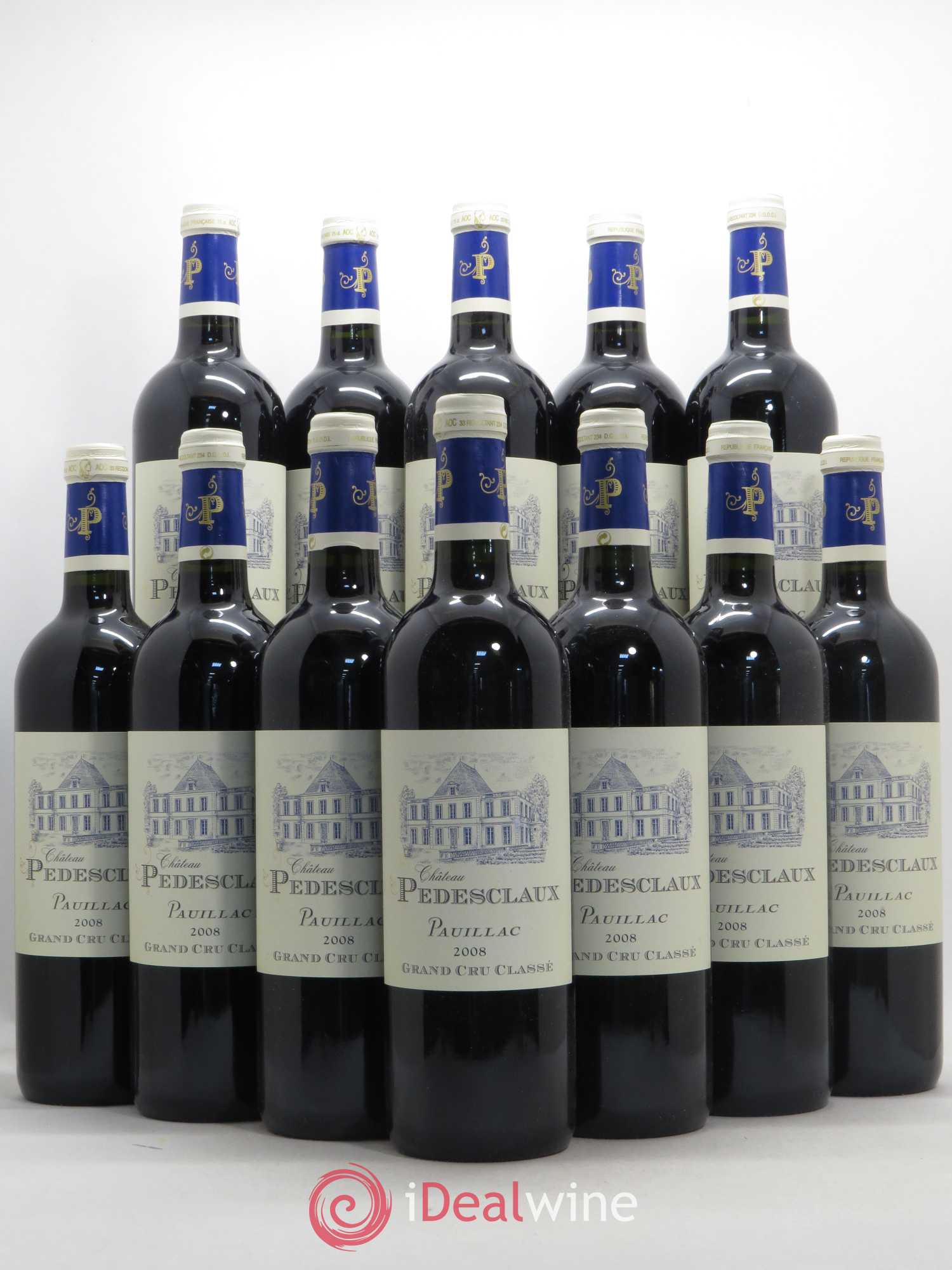 Château Pedesclaux 5ème Grand Cru Classé 2008 - Lot de 12 bouteilles - 0