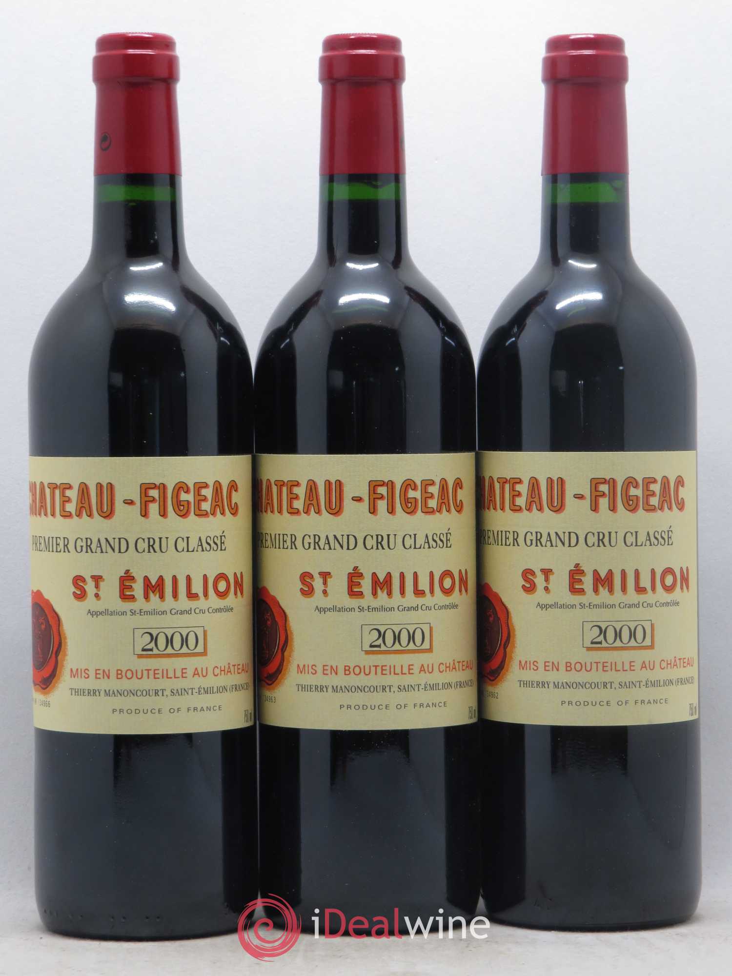Château Figeac 1er Grand Cru Classé A 2000 - Lot de 12 bouteilles - 2