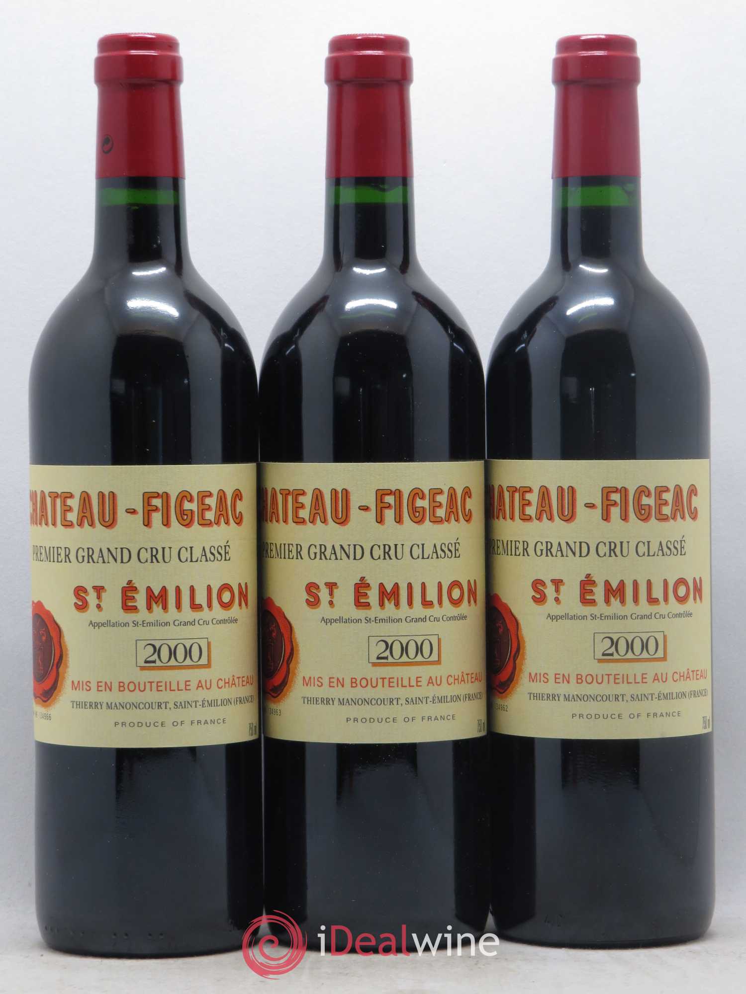 Château Figeac 1er Grand Cru Classé A 2000 - Lot de 12 bouteilles - 3