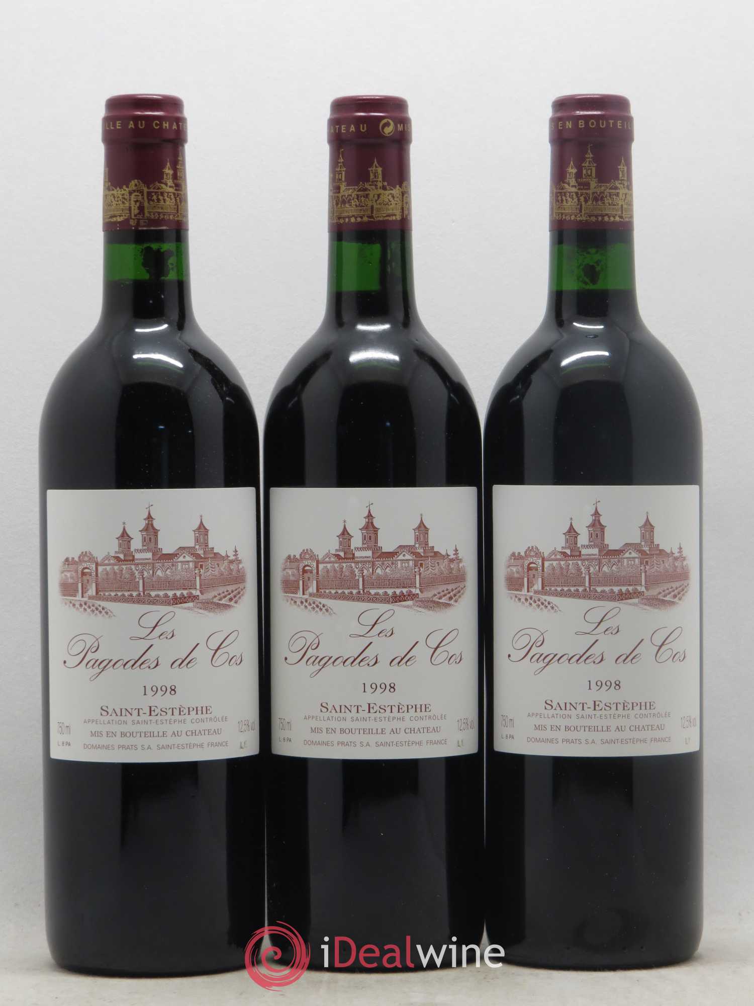 Les Pagodes de Cos Second Vin 1998 - Lot de 6 bouteilles - 1