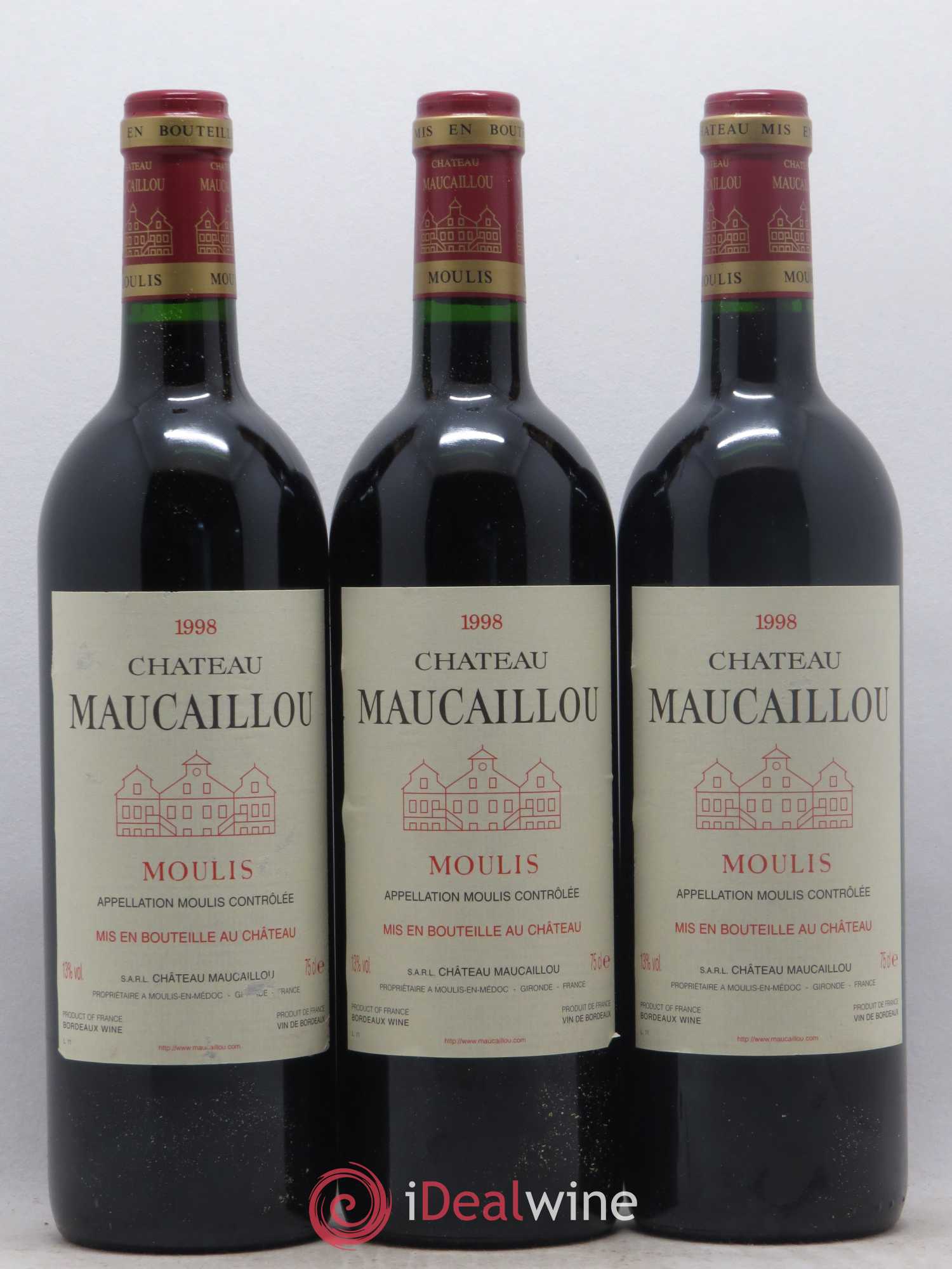Château Maucaillou 1998 - Lot de 12 bouteilles - 3