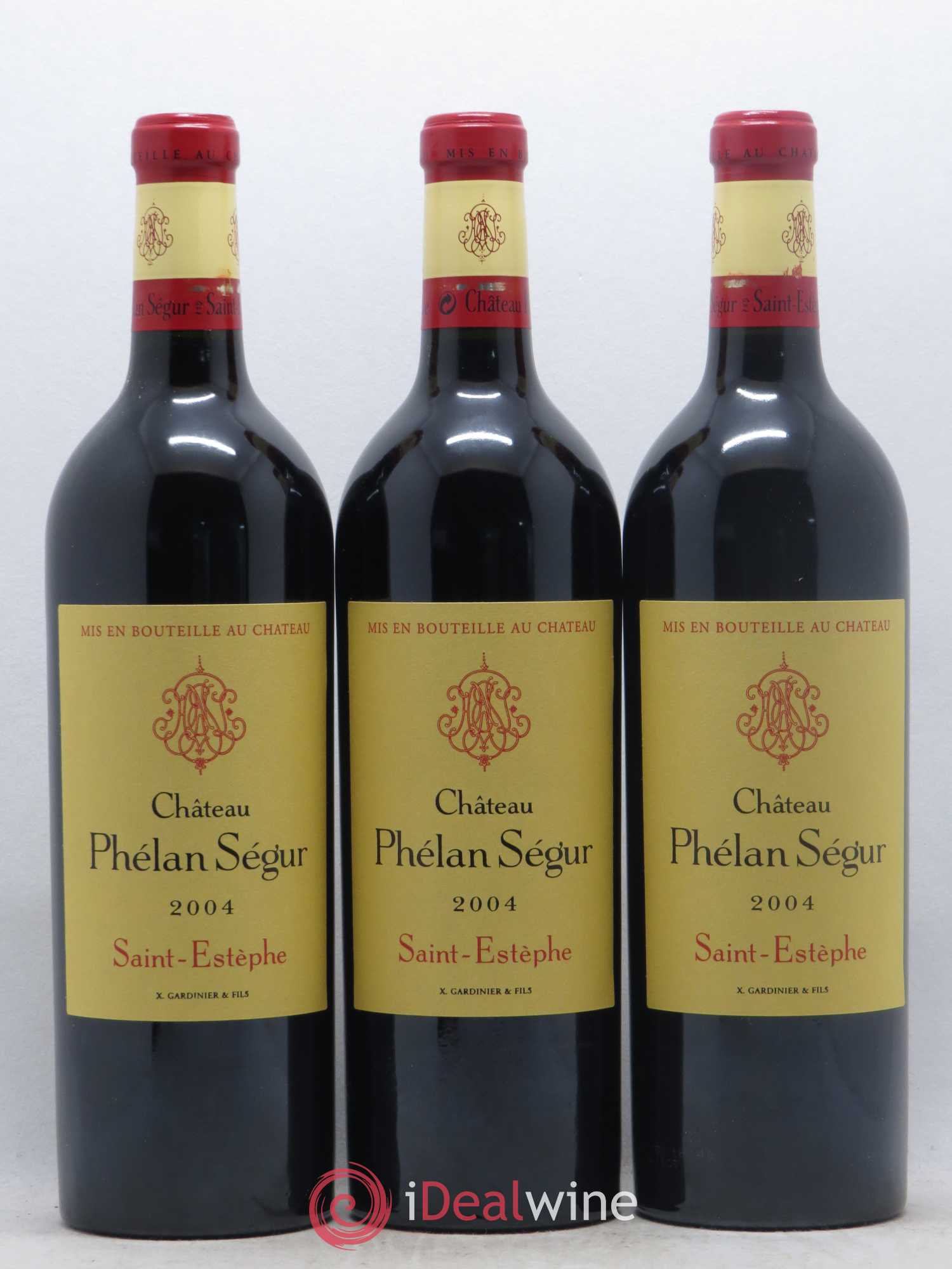 Château Phélan Ségur 2004 - Lot de 6 bouteilles - 2