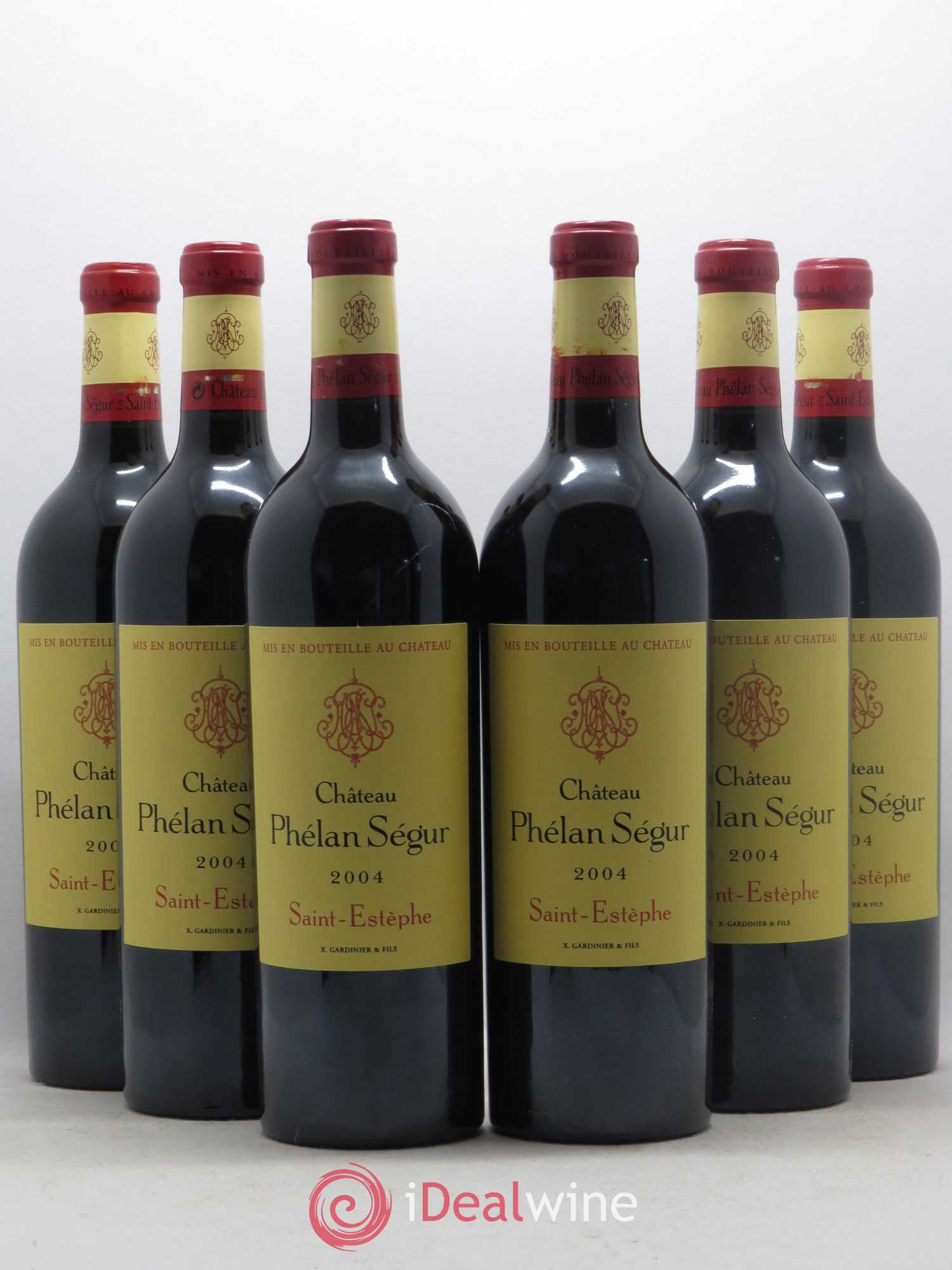 Château Phélan Ségur 2004 - Lot de 6 bouteilles - 0