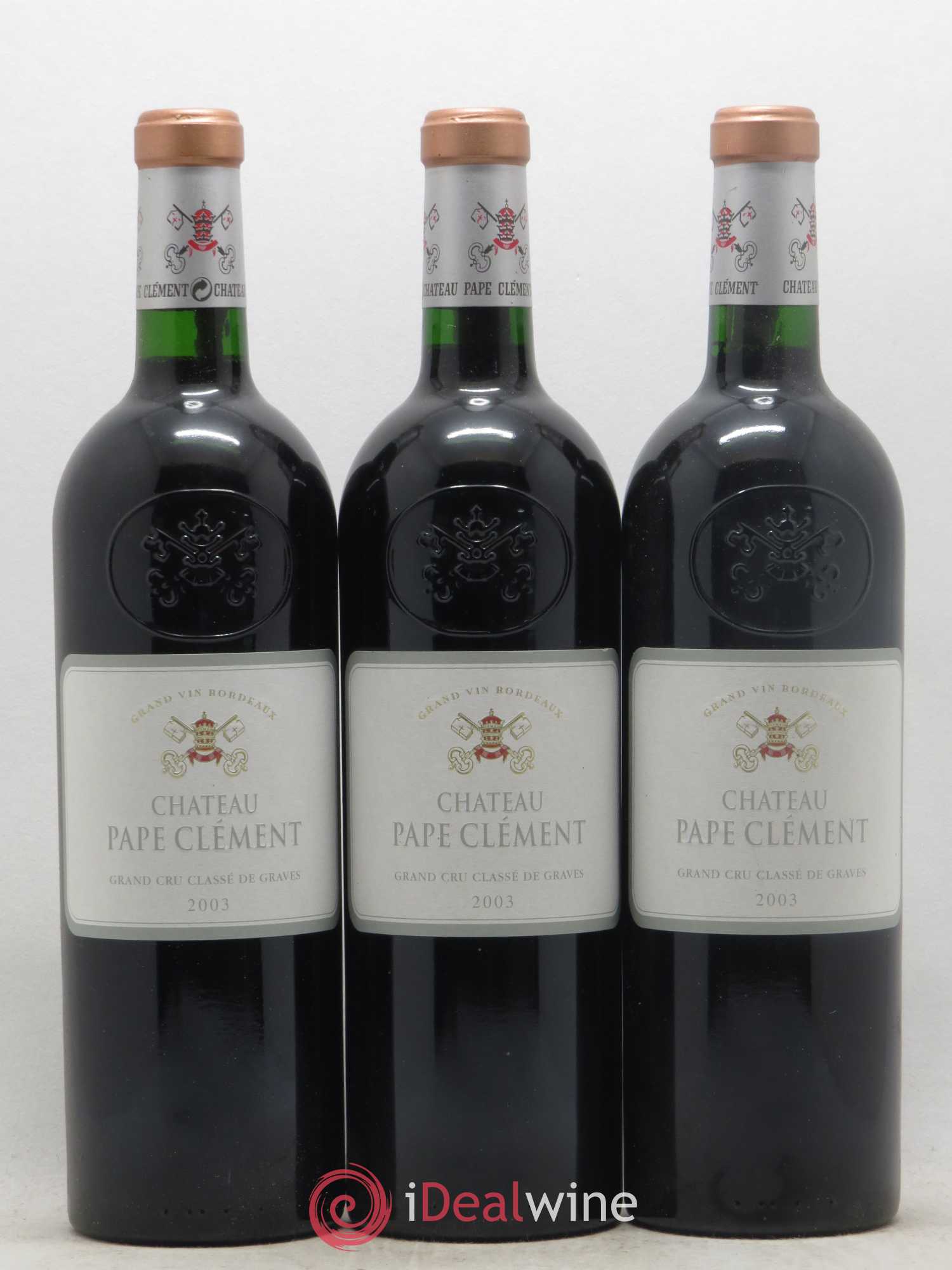 Château Pape Clément Cru Classé de Graves 2003 - Lot de 6 bouteilles - 1