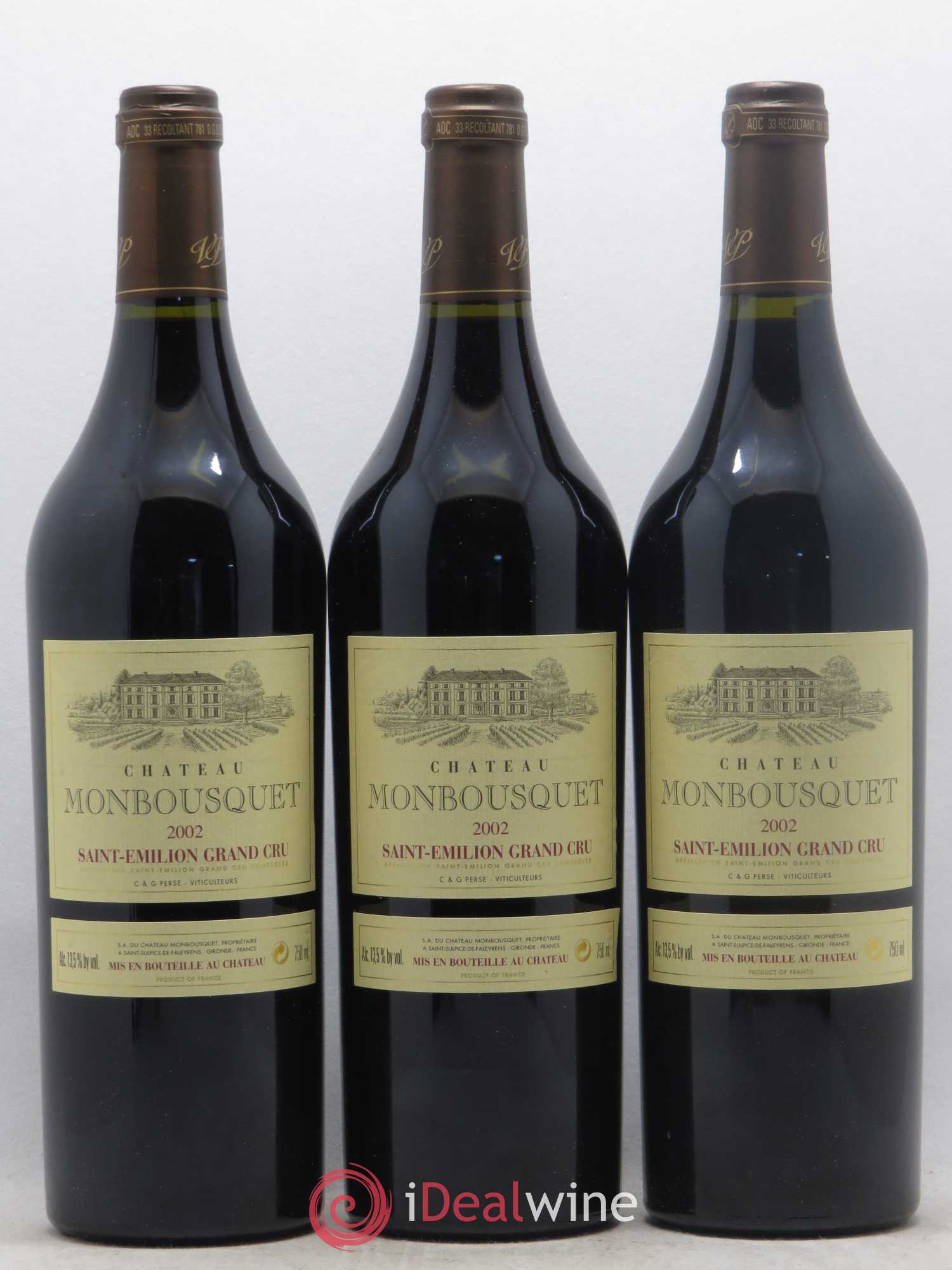 Château Monbousquet Grand Cru Classé 2002 - Lot de 12 bouteilles - 2