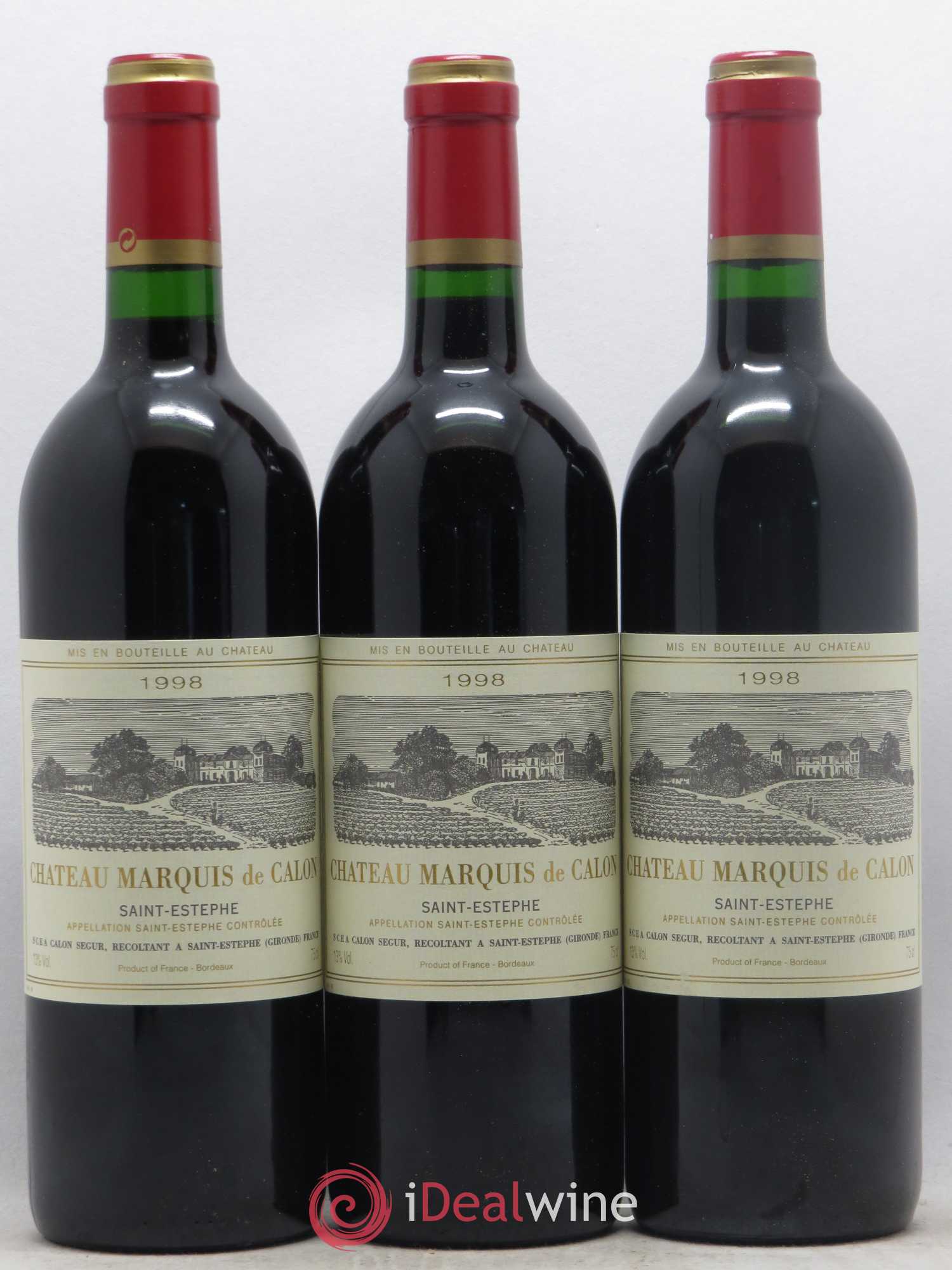 Marquis de Calon Second Vin 1998 - Lot de 12 bouteilles - 1