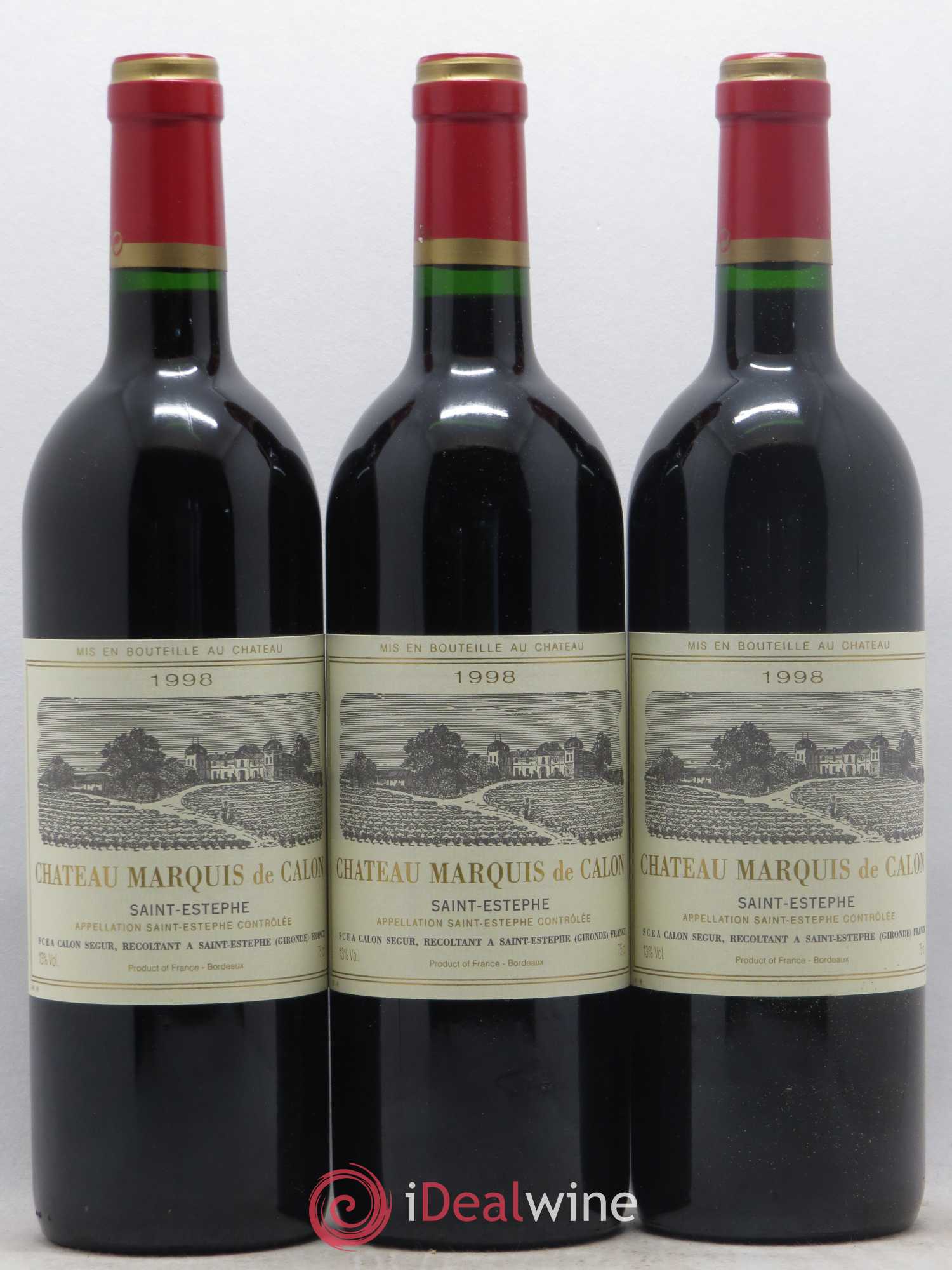 Marquis de Calon Second Vin 1998 - Lot de 12 bouteilles - 2