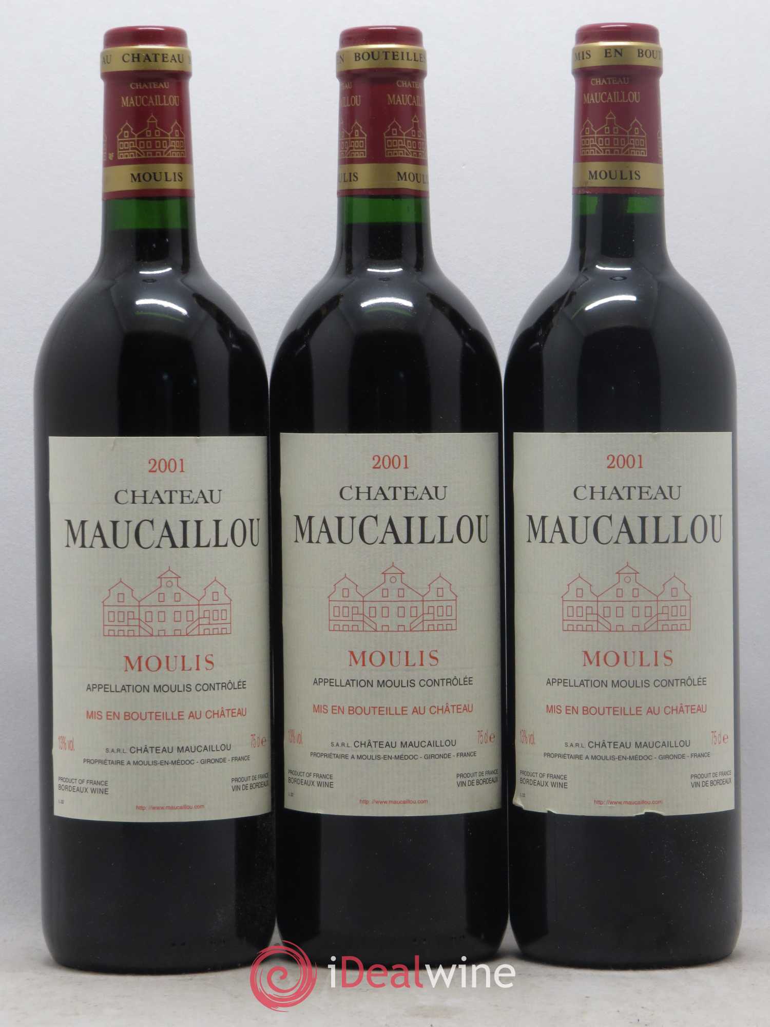 Château Maucaillou 2001 - Lot de 12 bouteilles - 2