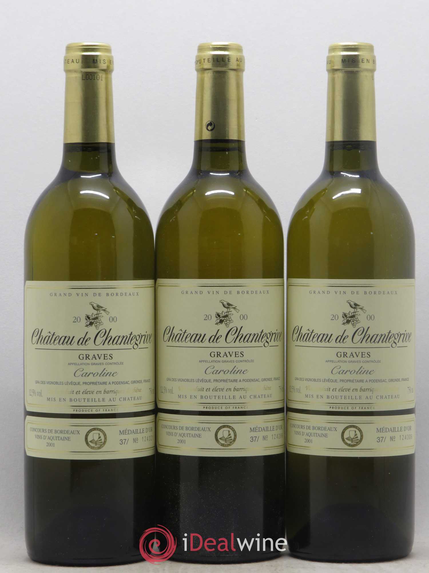 Château de Chantegrive Cuvée Caroline 2000 - Lot de 12 bouteilles - 4