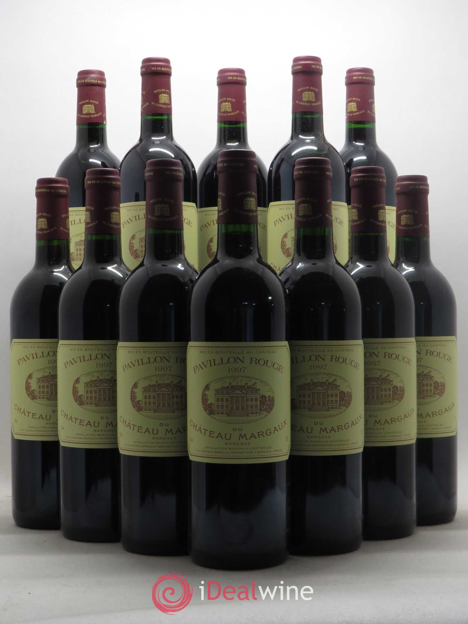 Pavillon Rouge du Château Margaux Second Vin 1997 - Lot de 12 bouteilles - 0