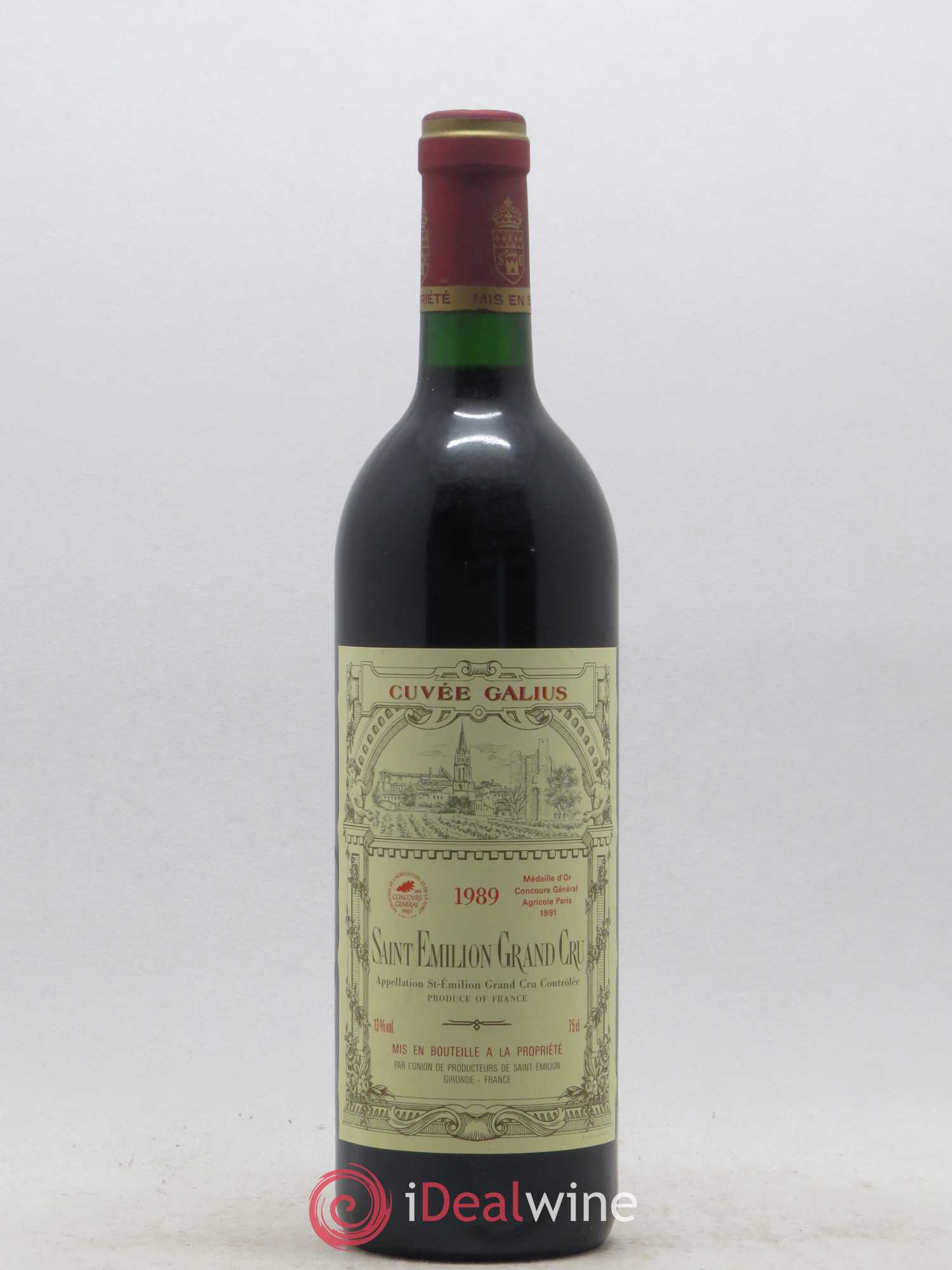 Château Galius 1989 - Lot de 1 bouteille - 0