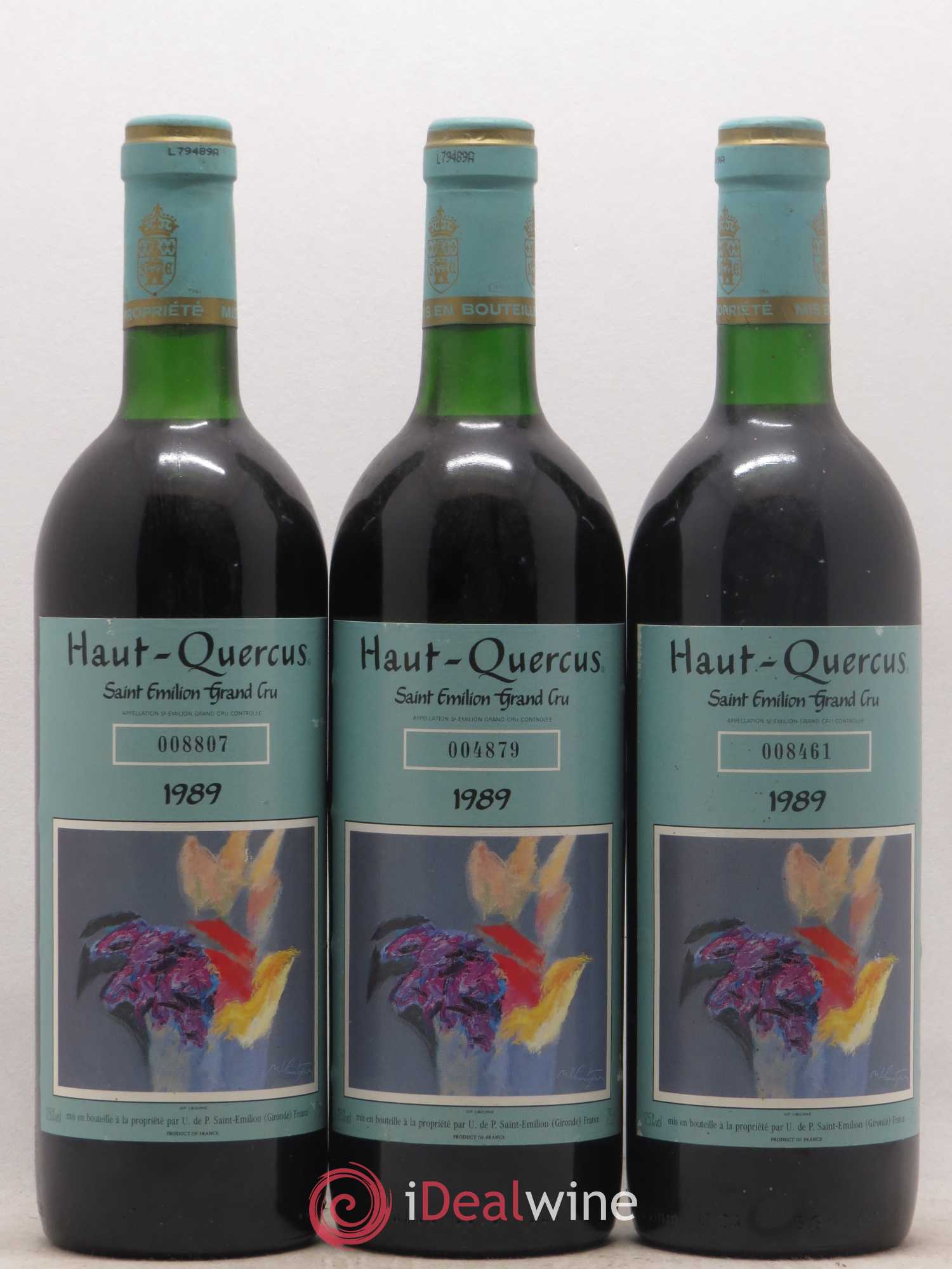 Château Haut-Quercus 1989 - Lot de 6 bouteilles - 1