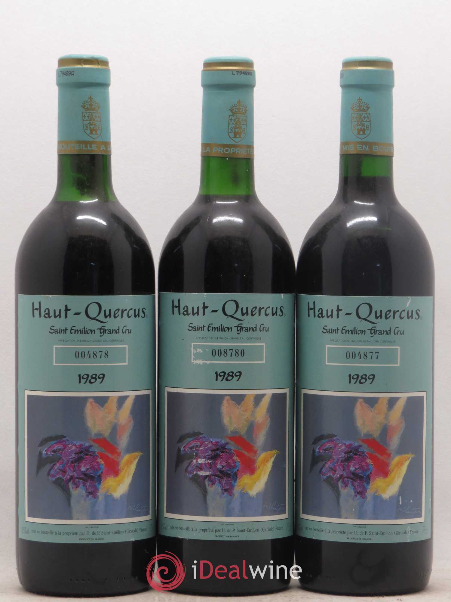 Château Haut-Quercus 1989 - Lot de 6 bouteilles - 2