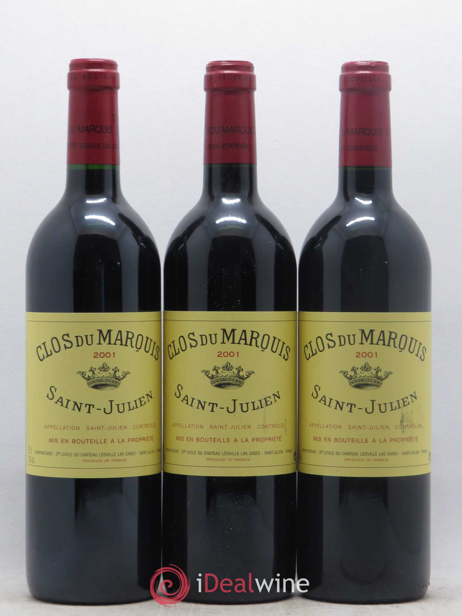 Clos du Marquis 2001 - Lot de 12 bouteilles - 2