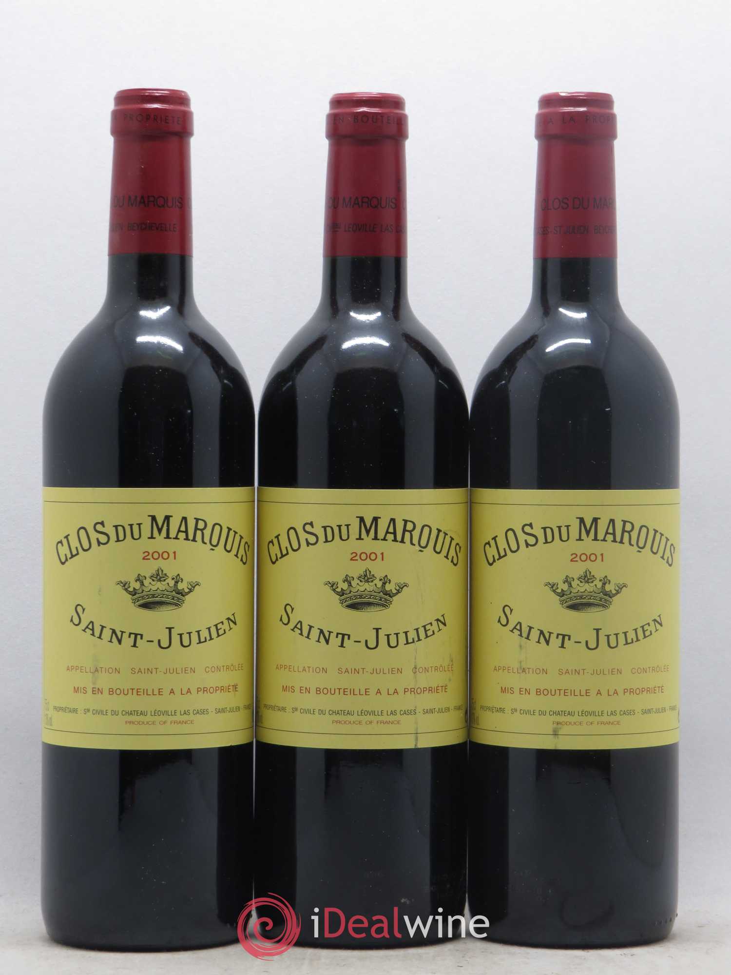 Clos du Marquis 2001 - Lot de 12 bouteilles - 3
