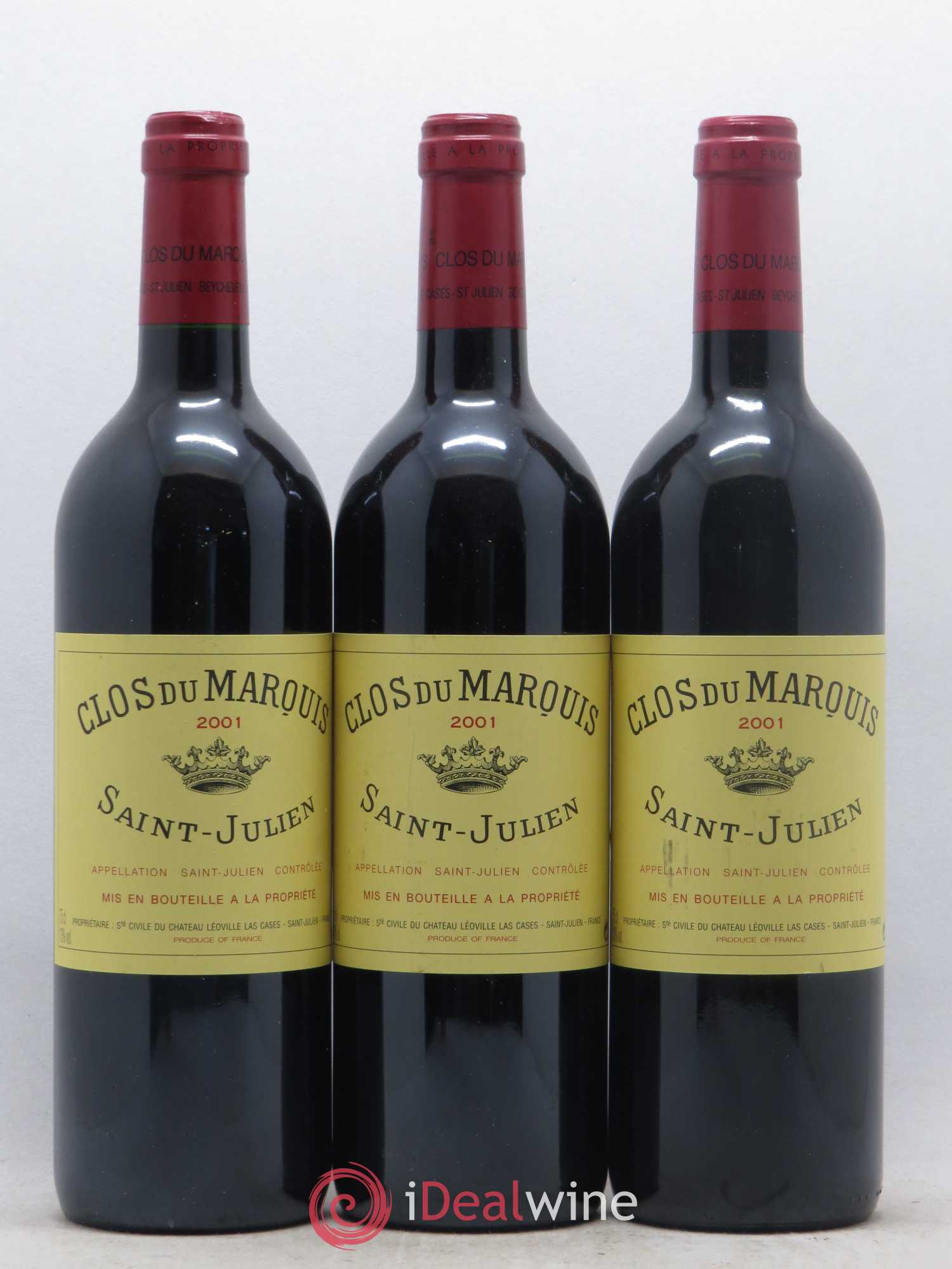 Clos du Marquis 2001 - Lot de 12 bouteilles - 4