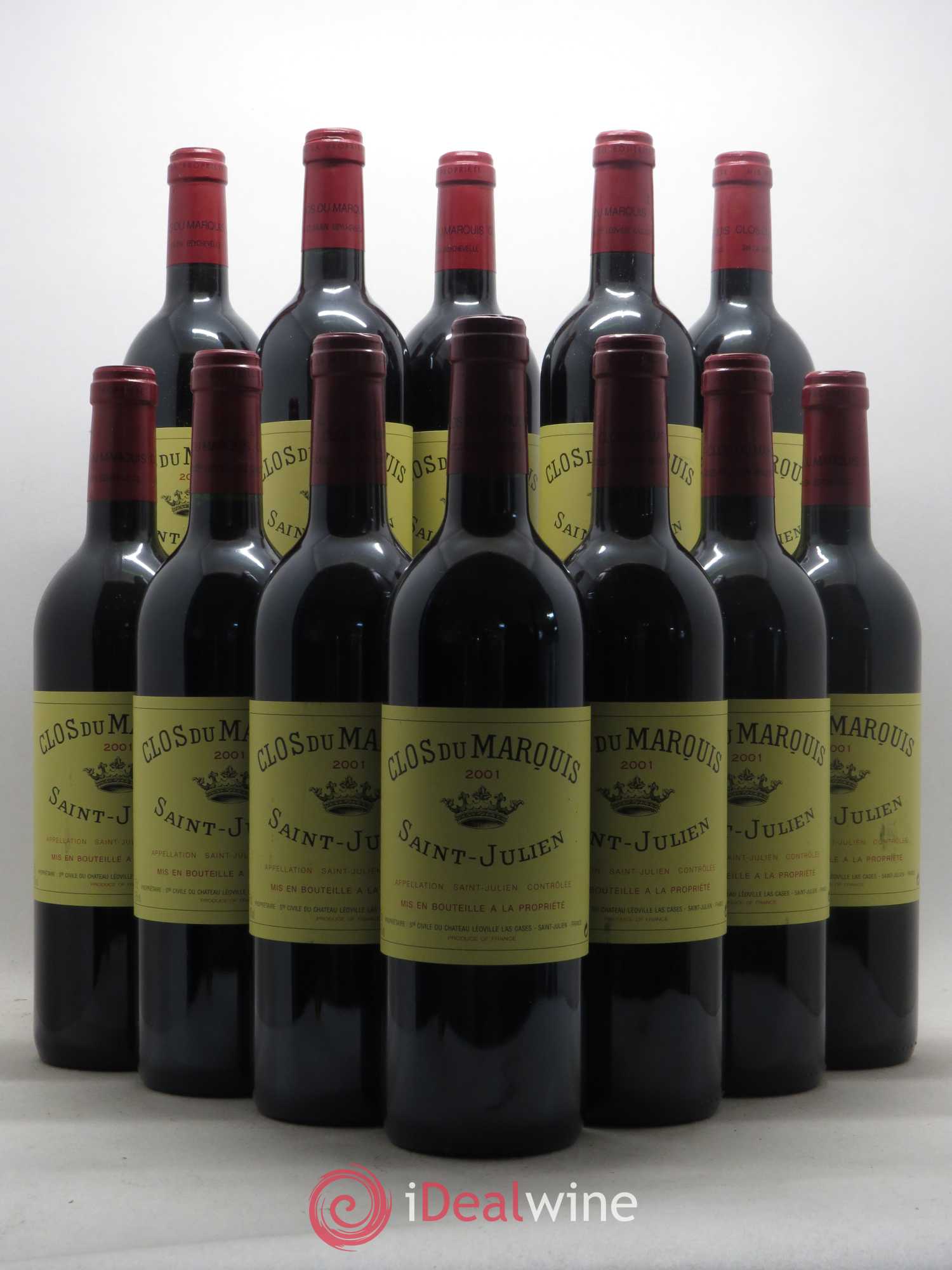 Clos du Marquis 2001 - Lot de 12 bouteilles - 0