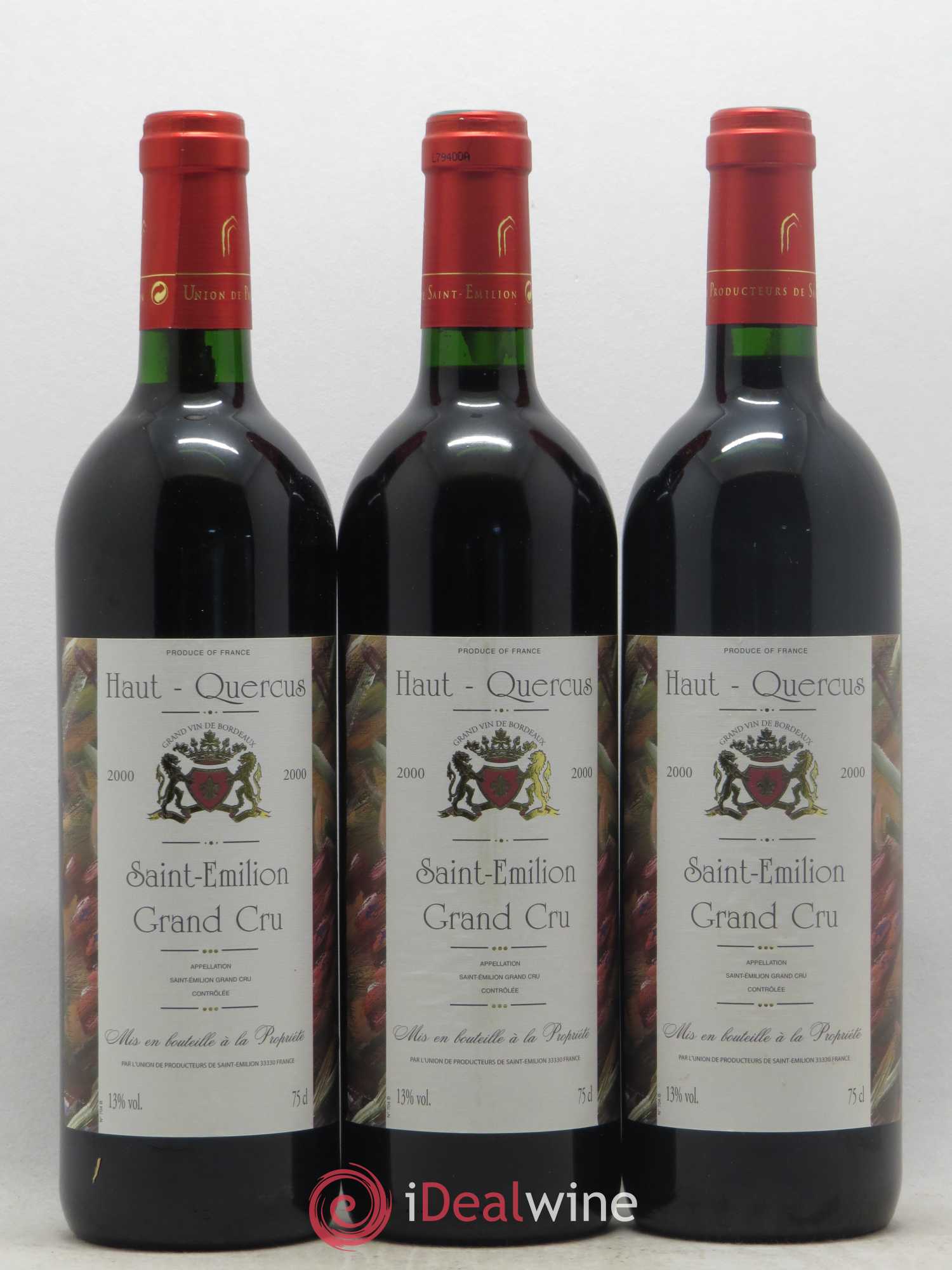 Château Haut-Quercus 2000 - Lot de 12 bouteilles - 4