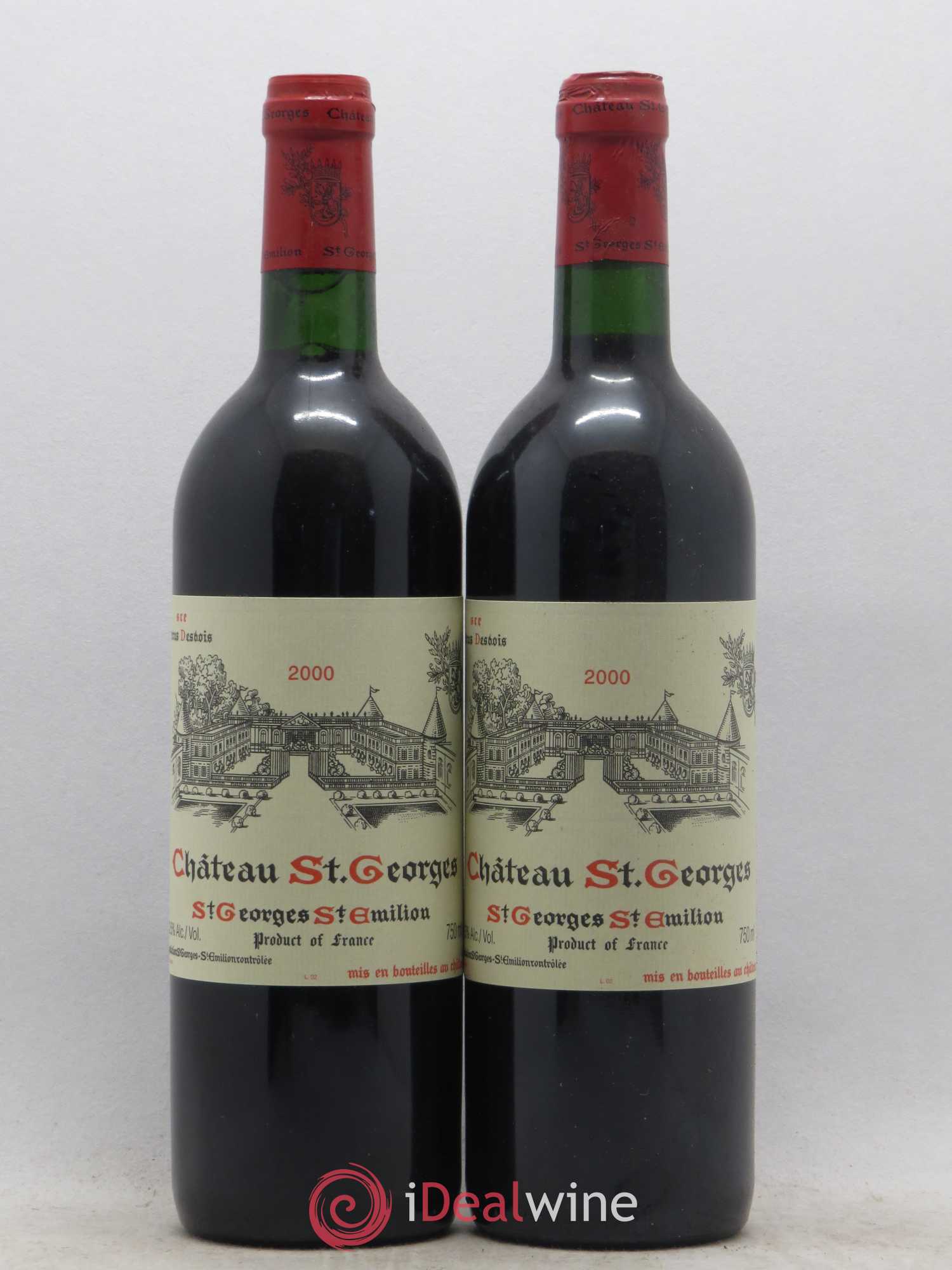 Château Saint-Georges 2000 - Lot de 2 bouteilles - 0